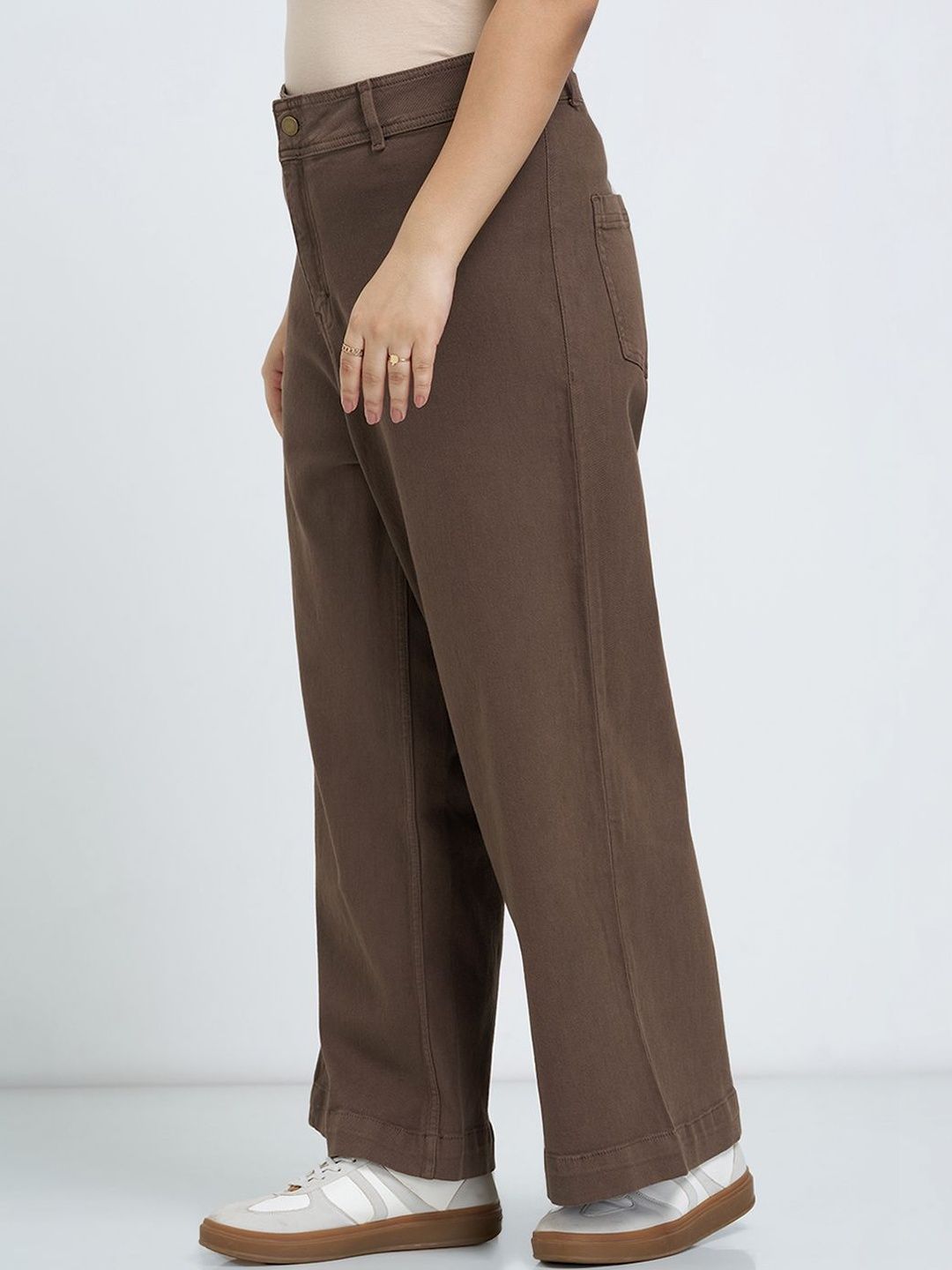 Women Wide Leg High-Rise Jeans 5