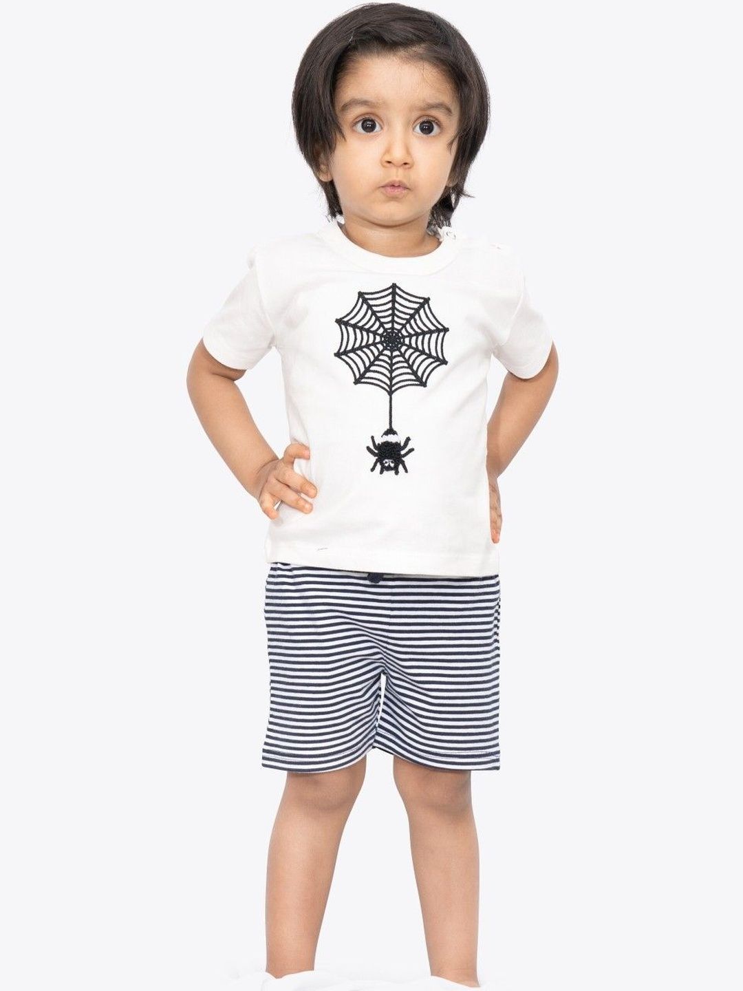 ariel Unisex Kids Printed T-shirt with Shorts