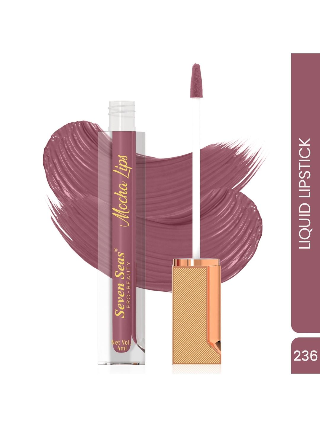 Buy Seven Seas Mocha Lips Long Lasting Non Transfer Matte Liquid Lipstick   4 Ml   Shade 236 -  - Personal Care for Women