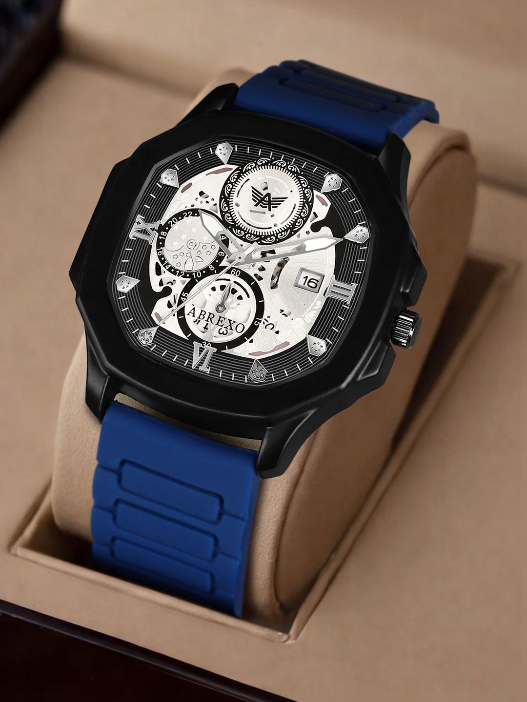 Abrexo Men Dial & Straps Analogue Chronograph Watch Abx8907