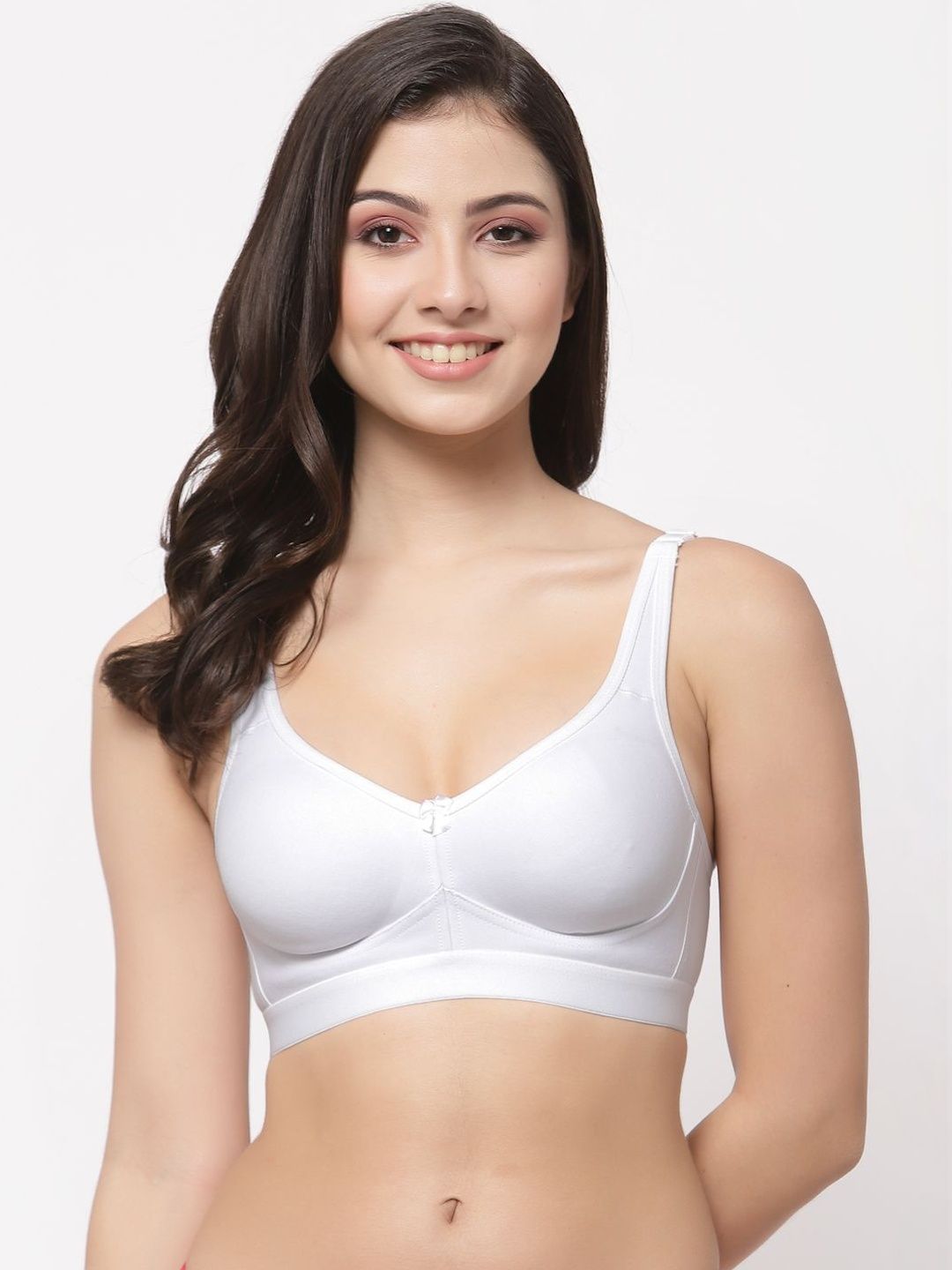 College Girl Women Minimizer Plus Size Full Coverage Non Padded Wirefree Seamless Bra