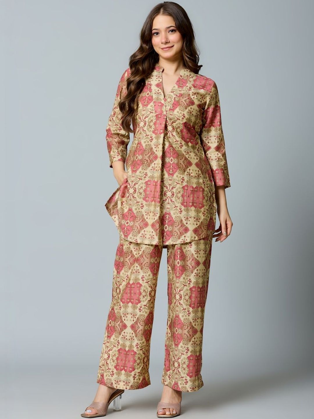 Aradhika Cotton Printed Tunic with Trousers