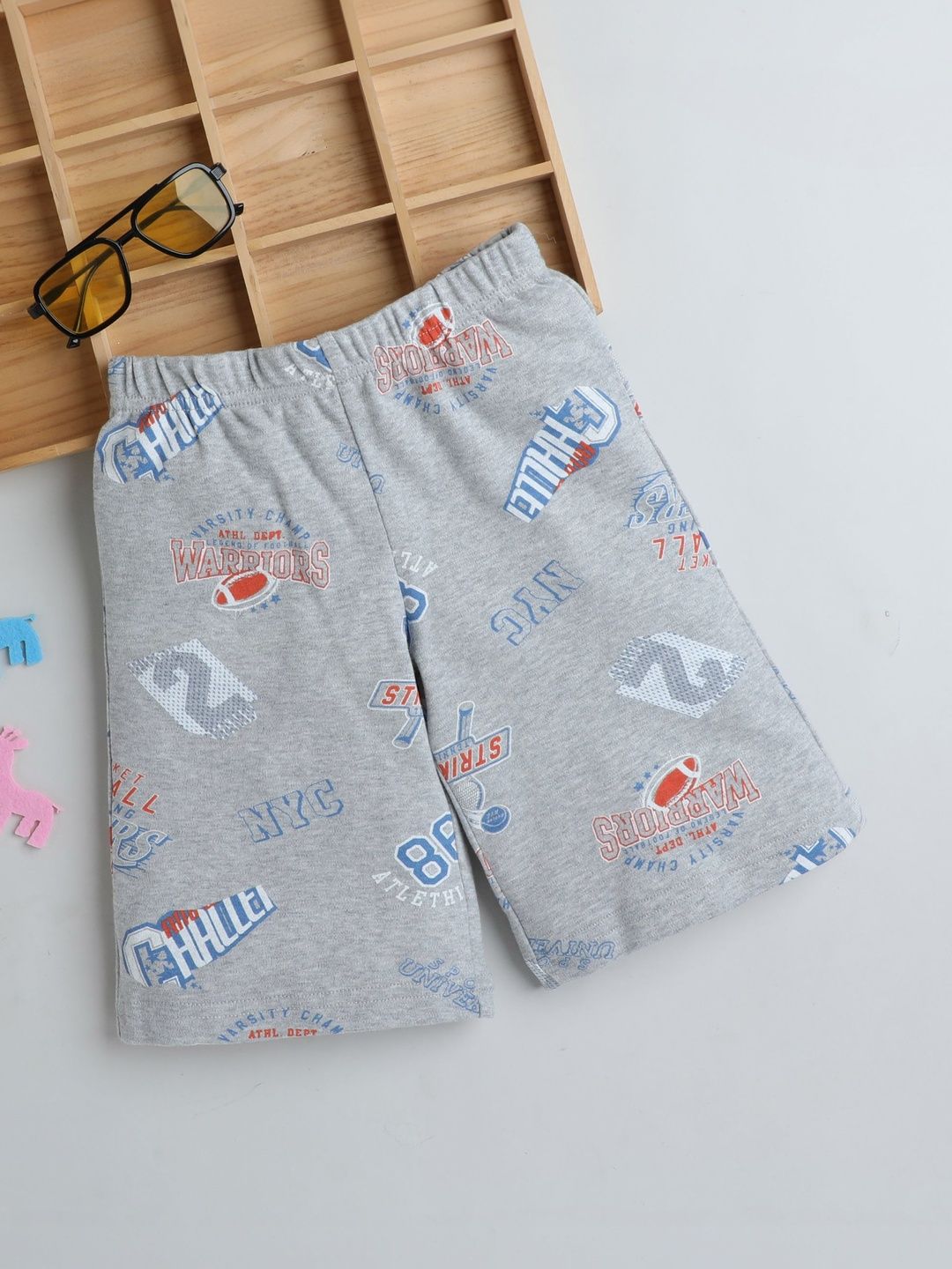 Baby Nation Unisex Kids Printed Shorts
