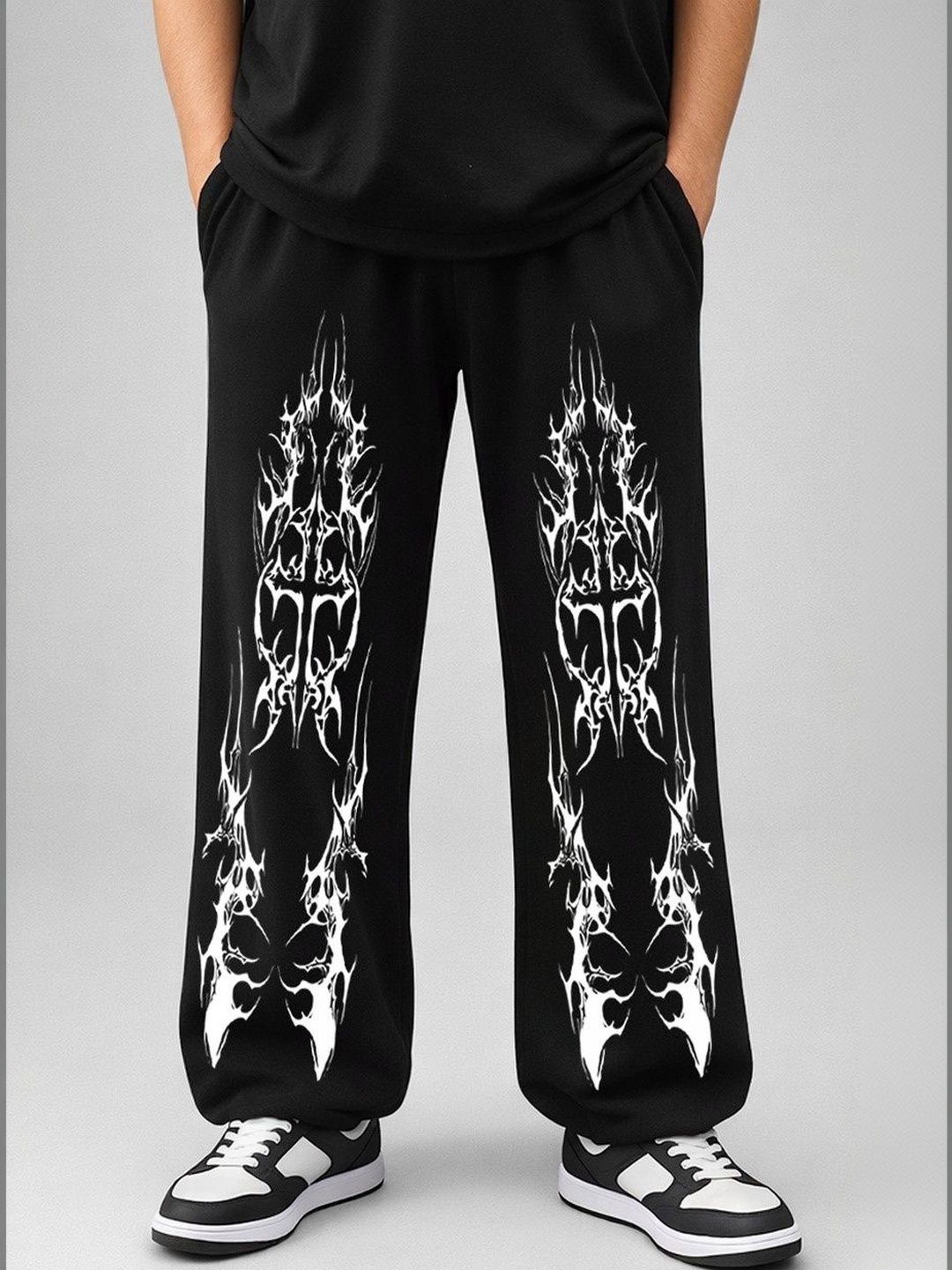 ZEN1 FASHION Men Regular Fit Graphic Print Track Pants