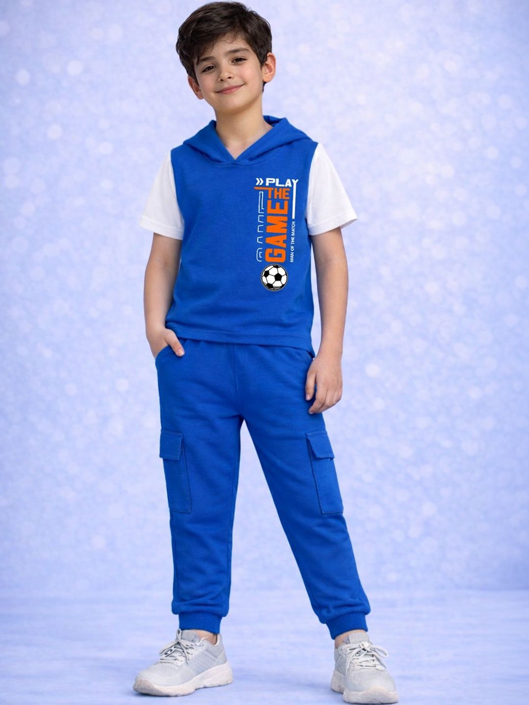 Buy YK X Trampoline Boys Printed T Shirt & Cargo Jogger Set -  - Apparel for Boys