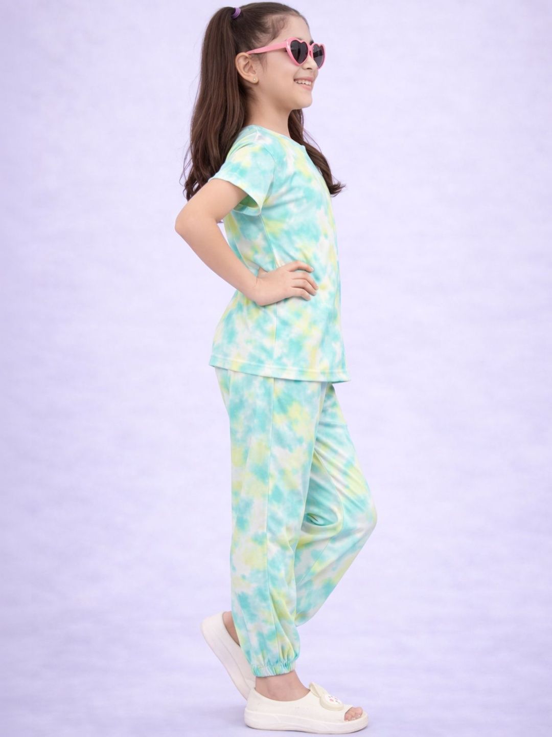 Girls Printed Short Sleeves Nightdress 2