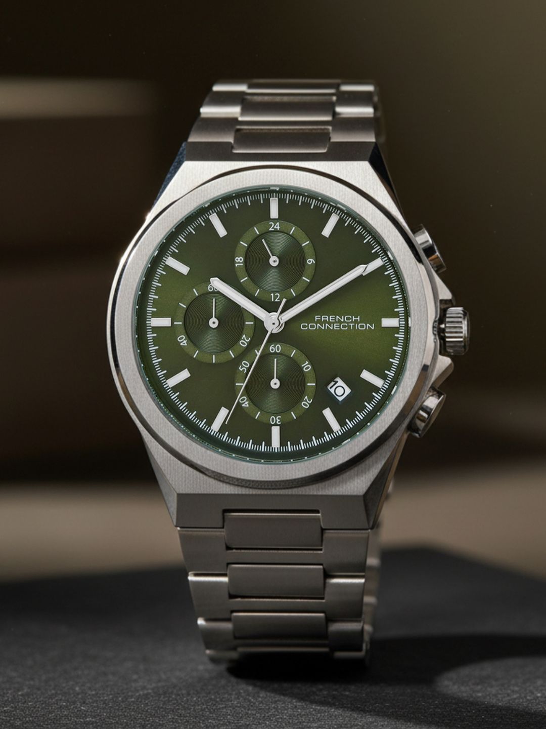 Buy French Connection Men Patterned Dial & Bracelet Style Straps Analogue Watch FCH02SM -  - Accessories for Men