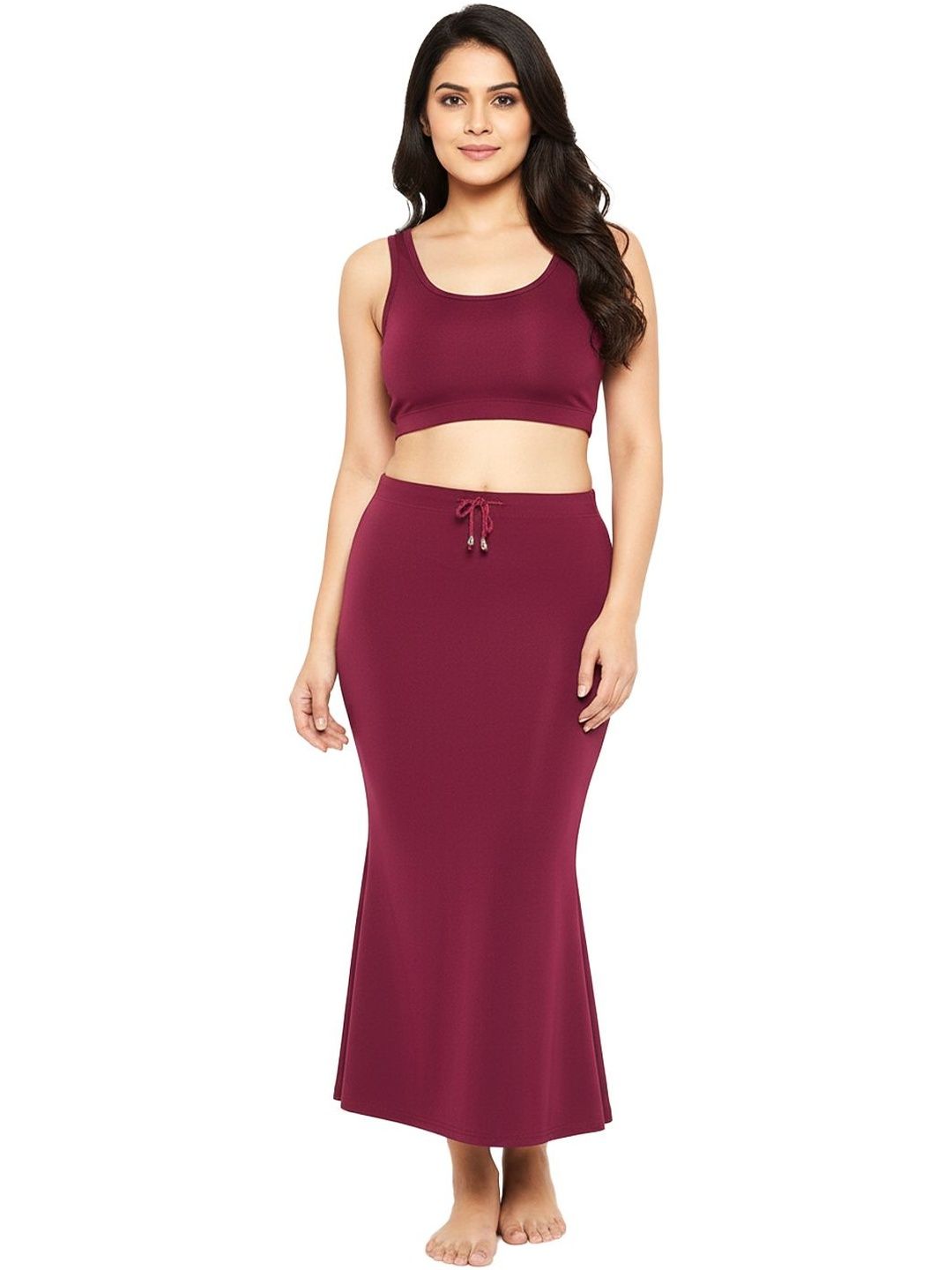 Esensuelle 7 Mid-Rise Mermaid Fit Saree Shapewear Petticoat