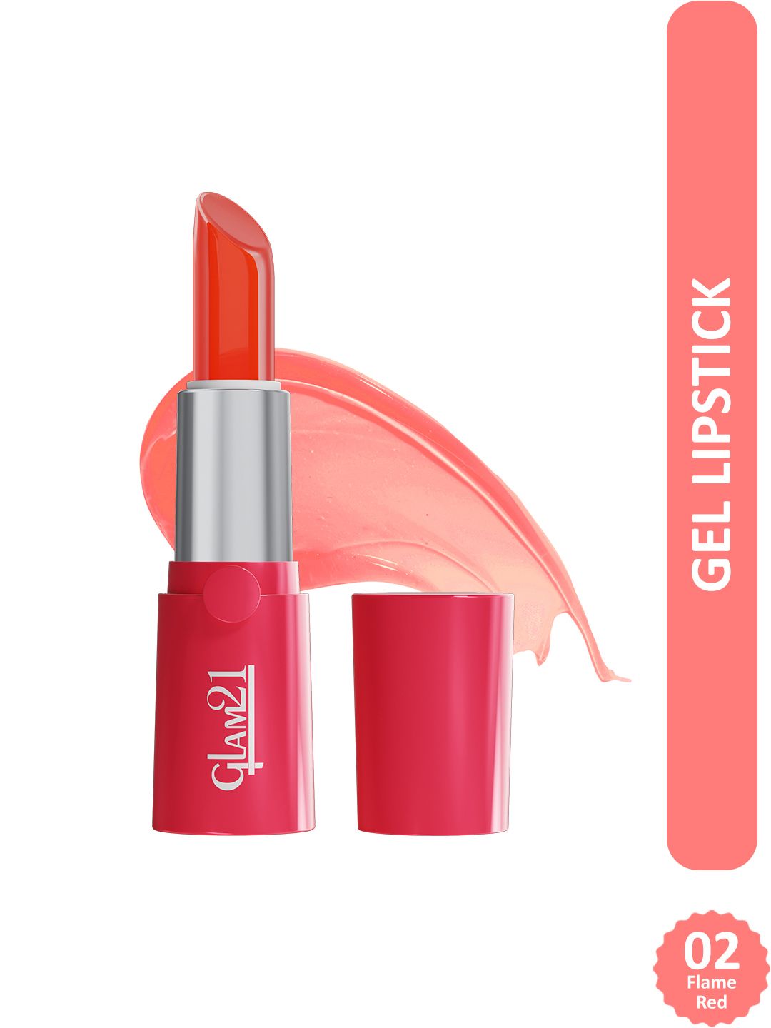Buy GLAM21 High Definition Ultra Moisturizing Gel Lipstick   Flame Red 02 -  - Personal Care for Women