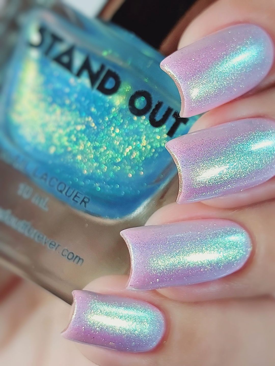Stand Out Multi Chrome Color Changing Boutique Chameleon Nail Polish - Devine Drip - 12 ml