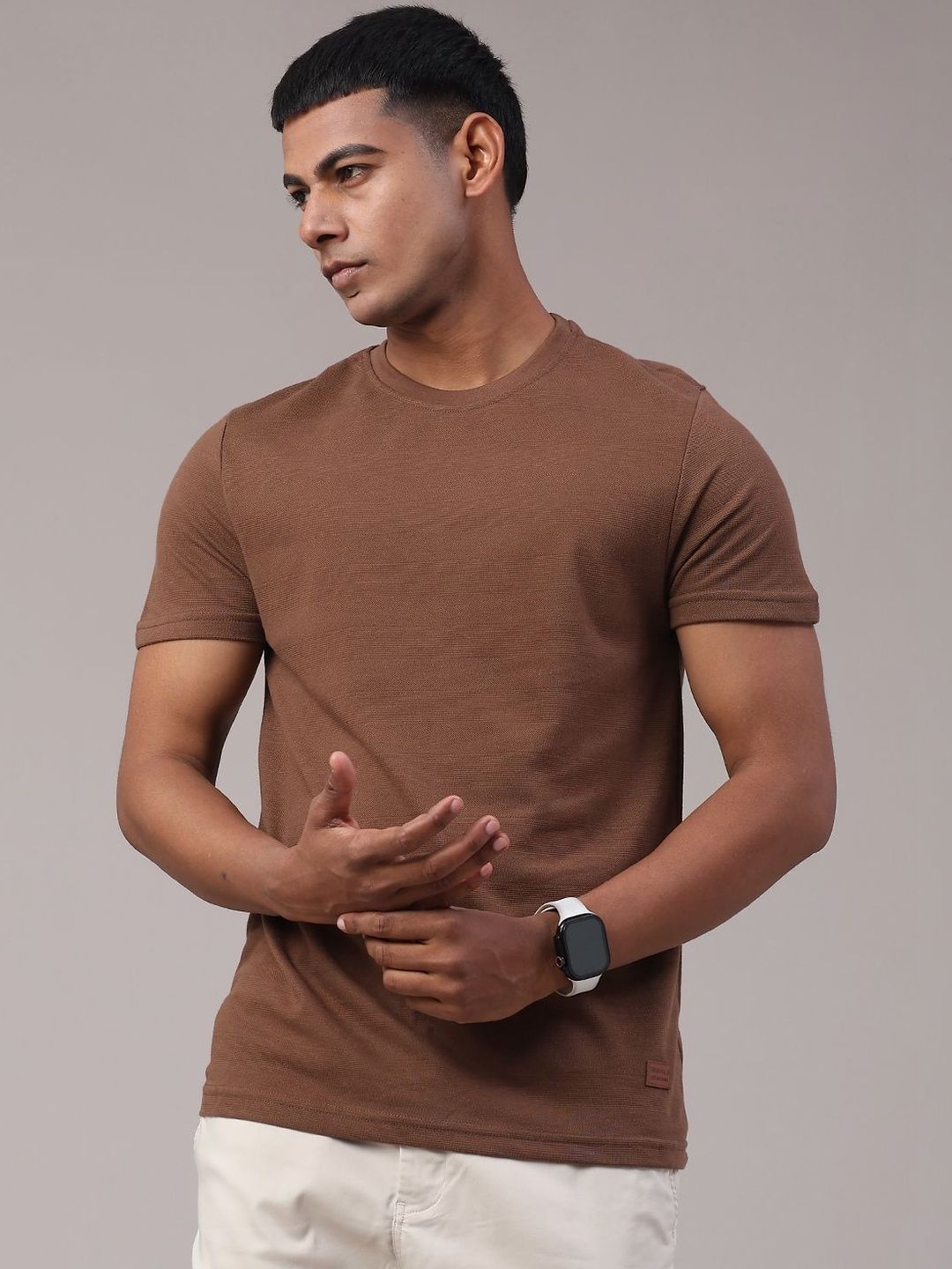 LIMEROAD Men Slim Fit T-shirt