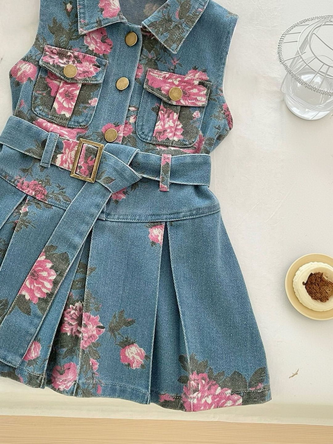 Floral Print A-Line Dress 3