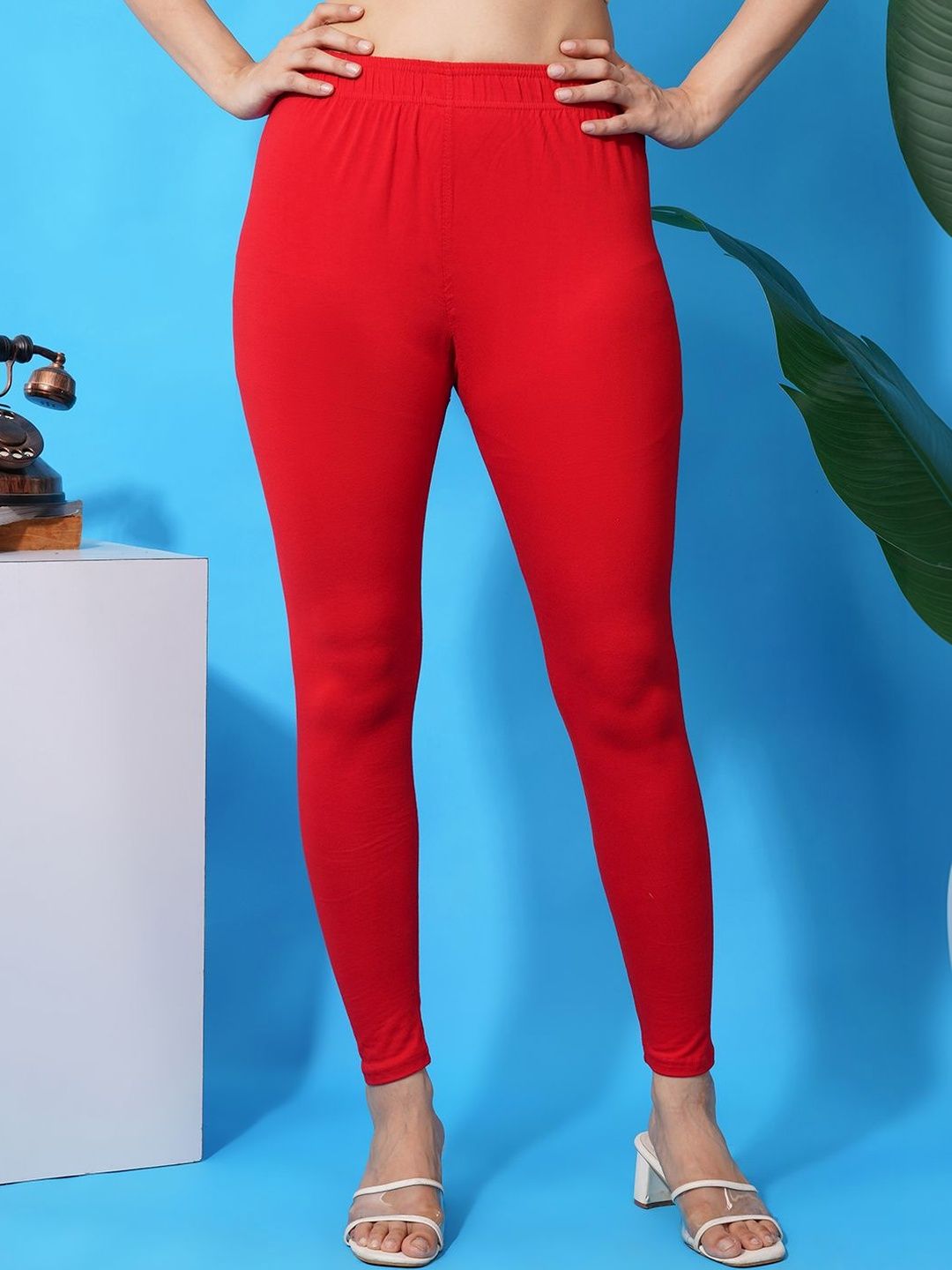 Fortuner Leggings Cotton Mid Rise Ankle Length Leggings