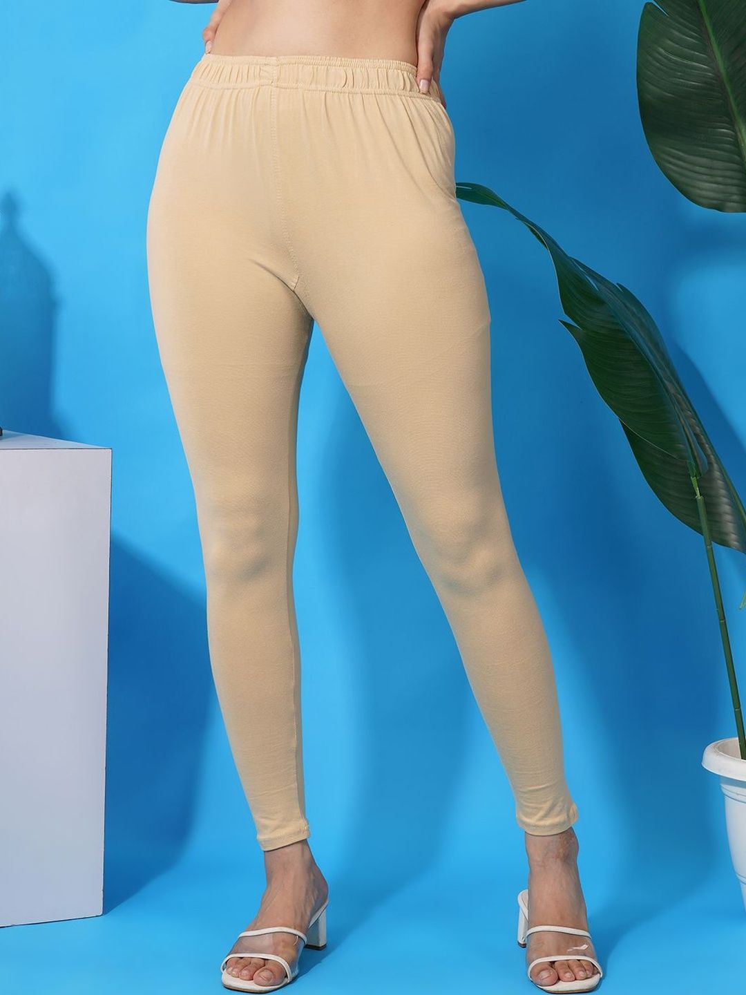 Fortuner Leggings Cotton Mid Rise Ankle Length Leggings