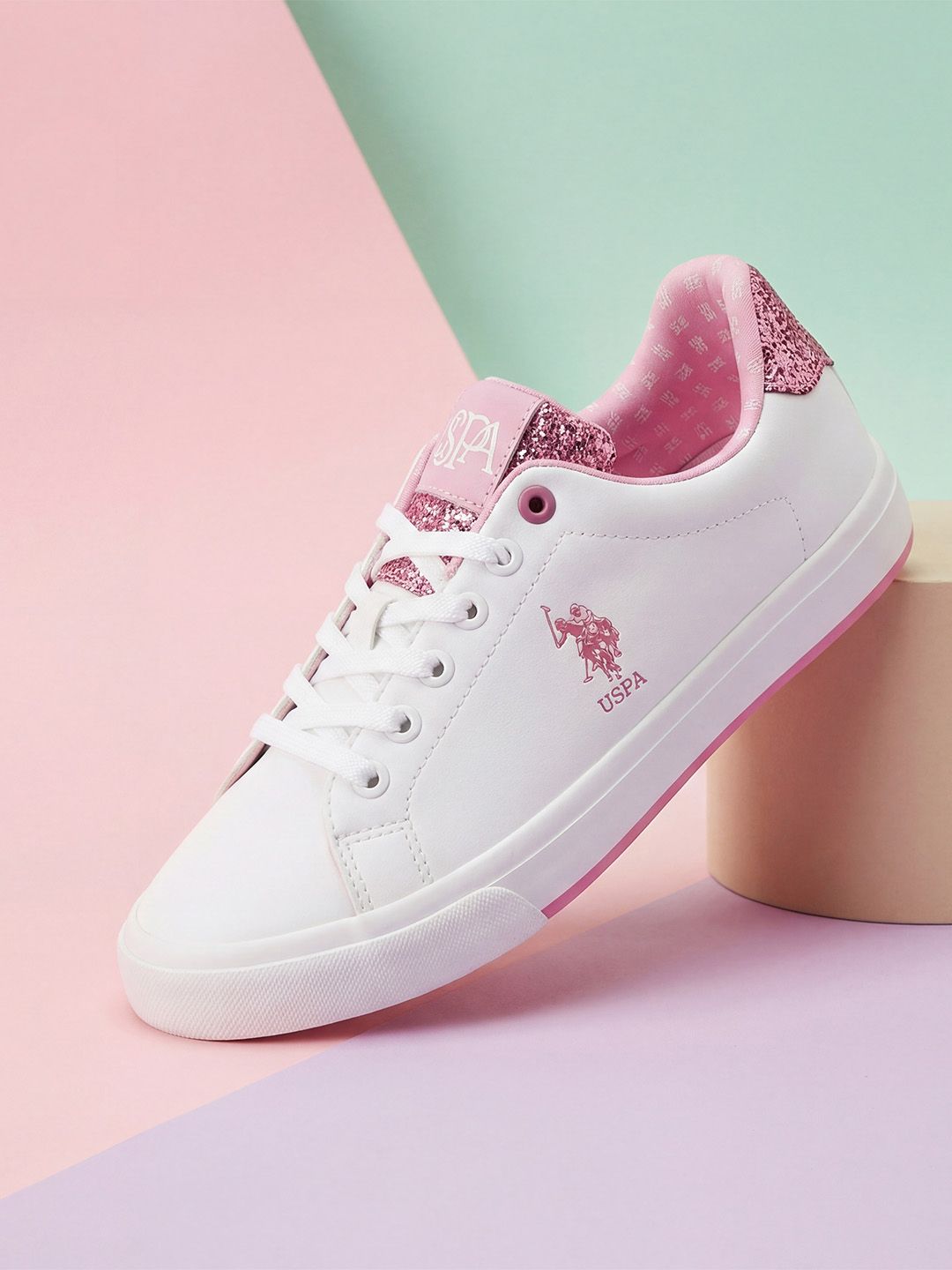 U.S. Polo Assn. Women Beverly 3.0 Off White Sneakers Shoes
