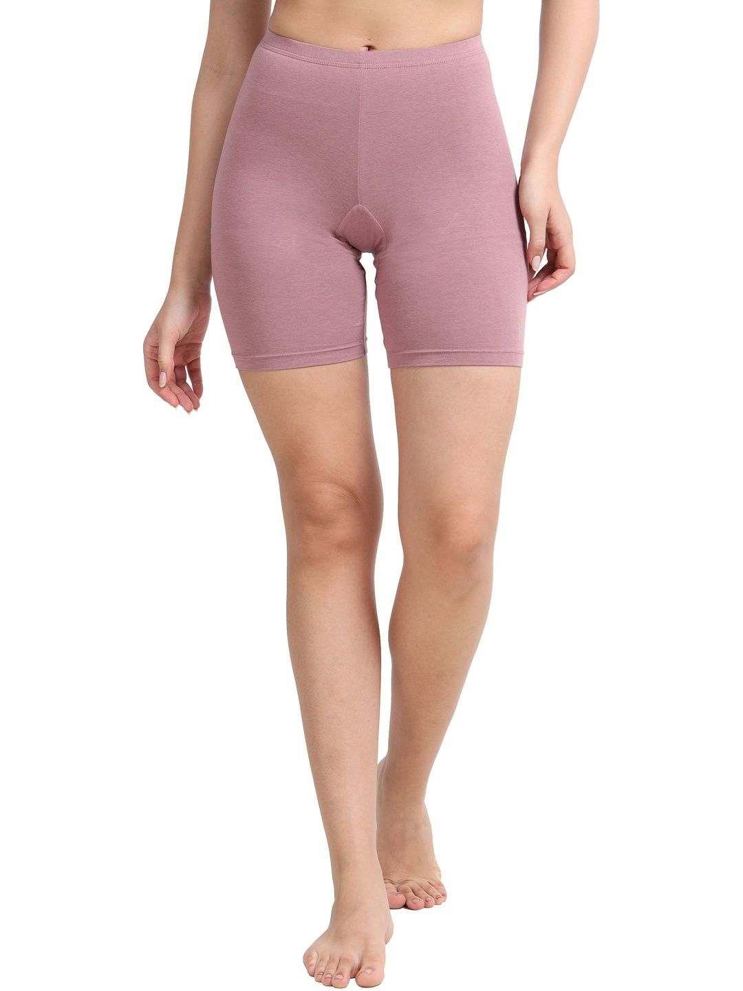 LAVOS High Coverage Mid- Waist Super Combed Bamboo Cotton Stretch Fit Shorties