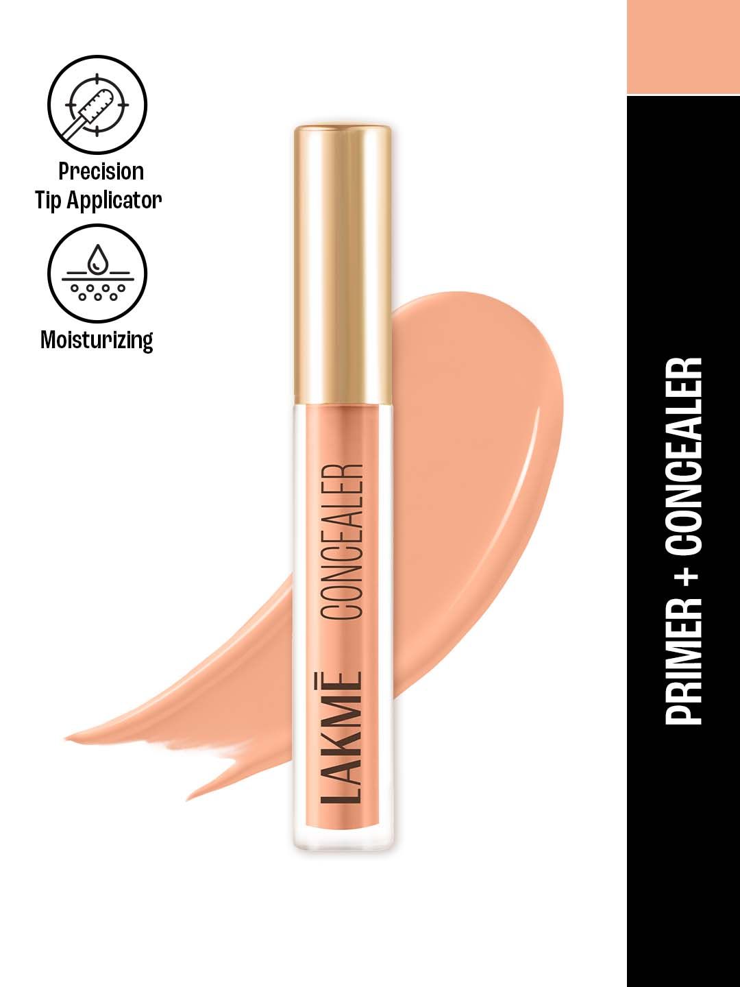 Lakme 9to5 Powerplay Hydrating Priming Concealer With Built In Primer 5.4ml - 10 Ivory