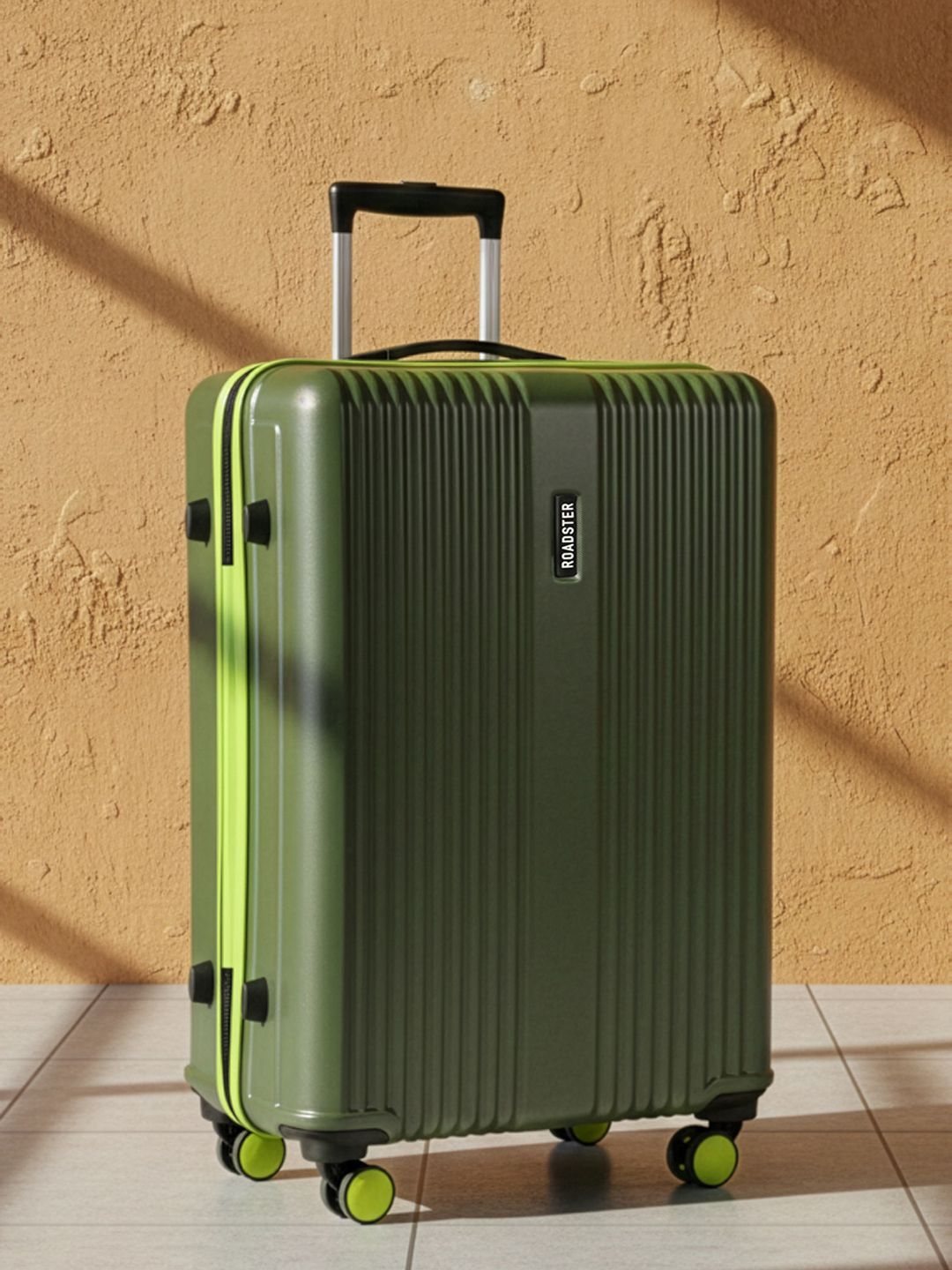 Buy Roadster Textured Hard Large Suitcase Trolley Bag  101 150L -  - Accessories for Unisex