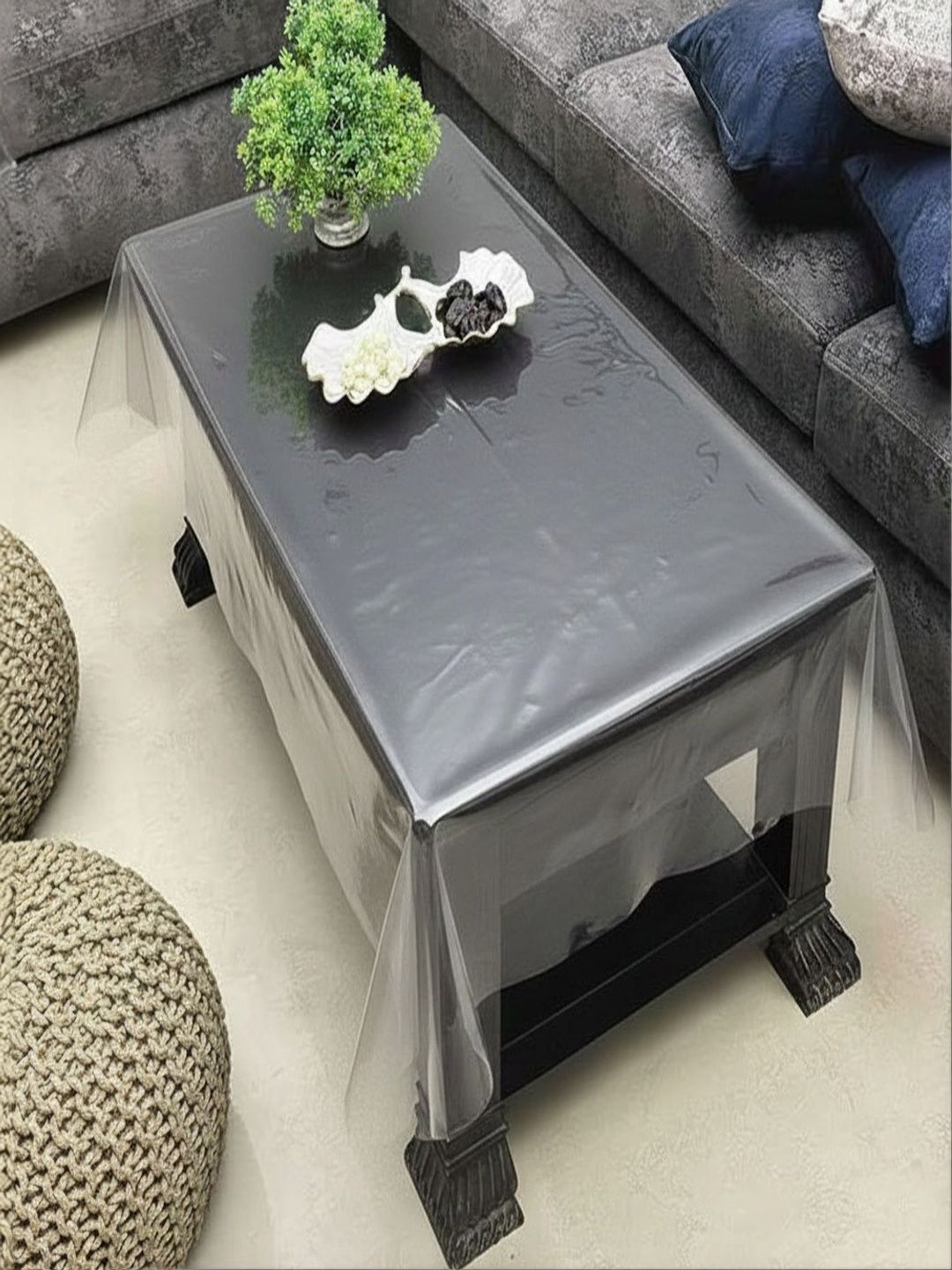 vstucart White Waterproof 4-Seater Table Cover