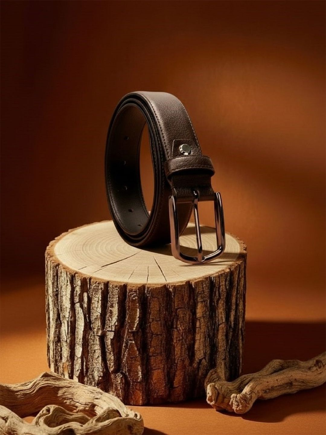 Police Men Leather Belt