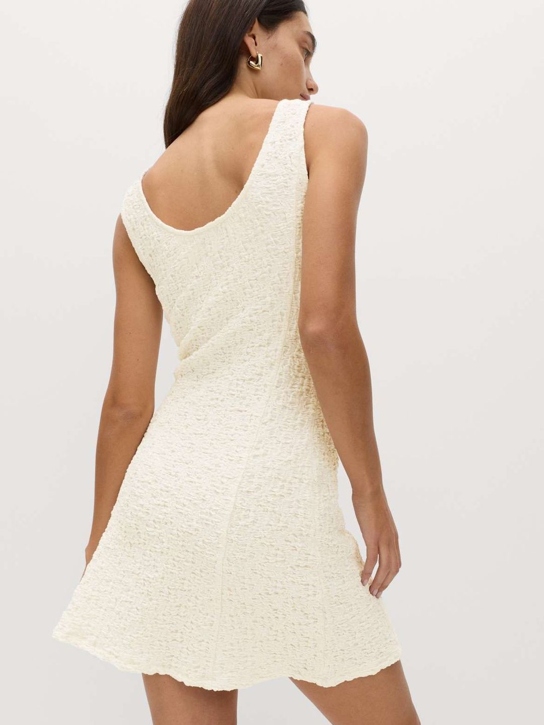 Cotton Rich Textured Mini Column Dress 5