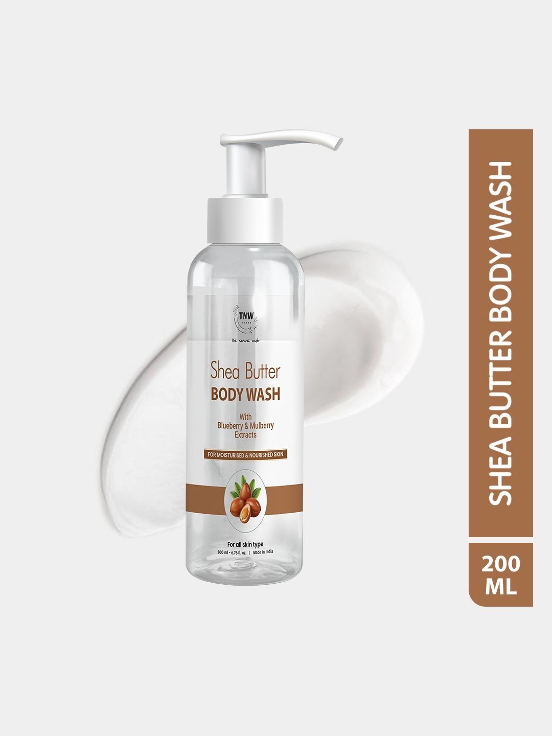 TNW the natural wash Shea Butter Body Wash With Blueberry & Mulberry Extracts - 200 ml