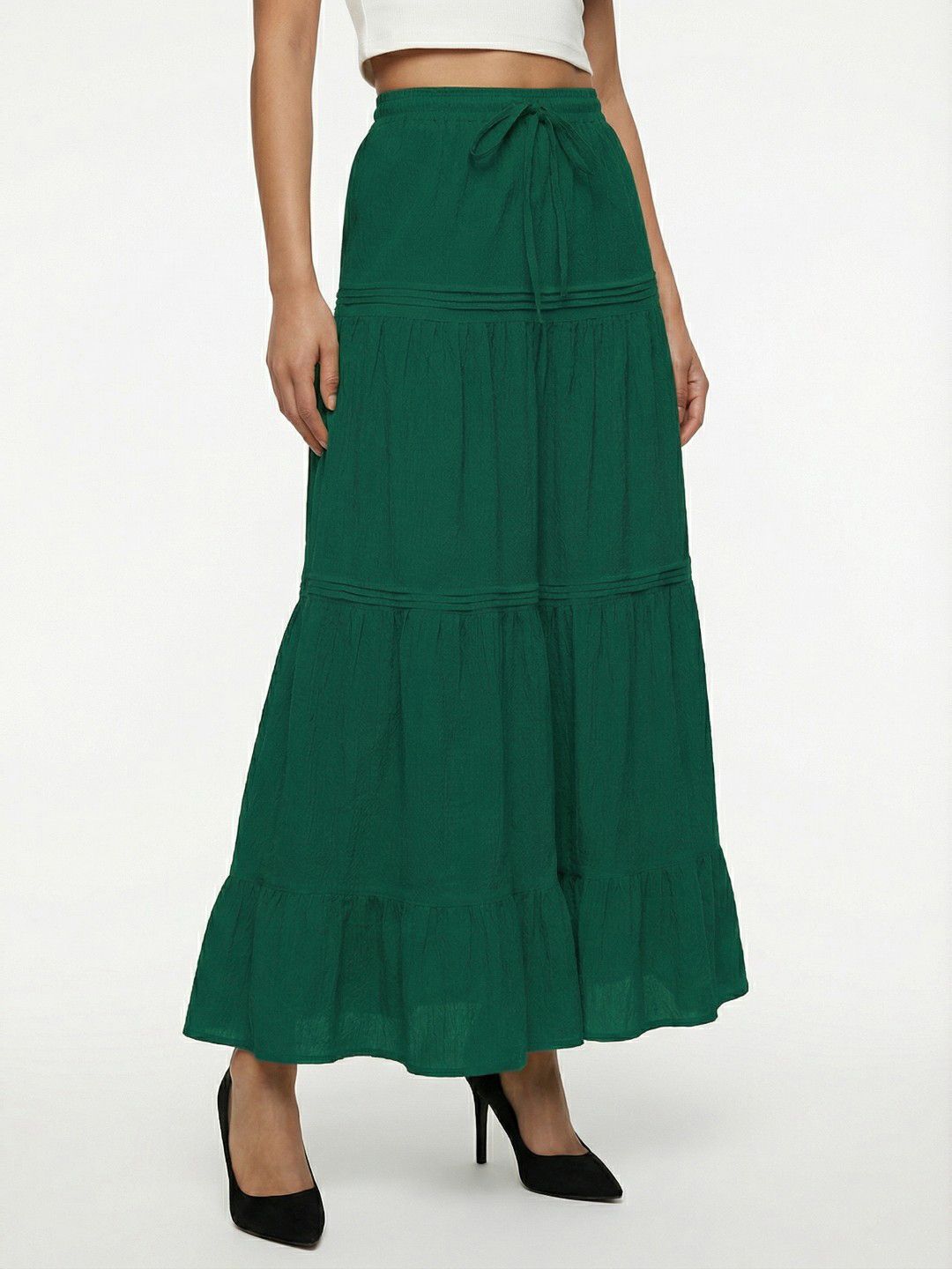 Maxi-Length Tiered Skirts 2