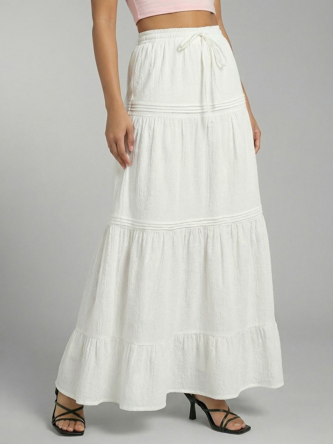 Maxi-Length Tiered Skirts 2