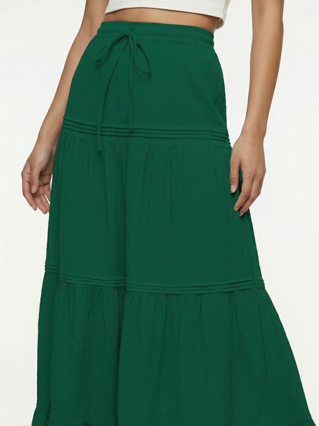 Maxi-Length Tiered Skirts 5