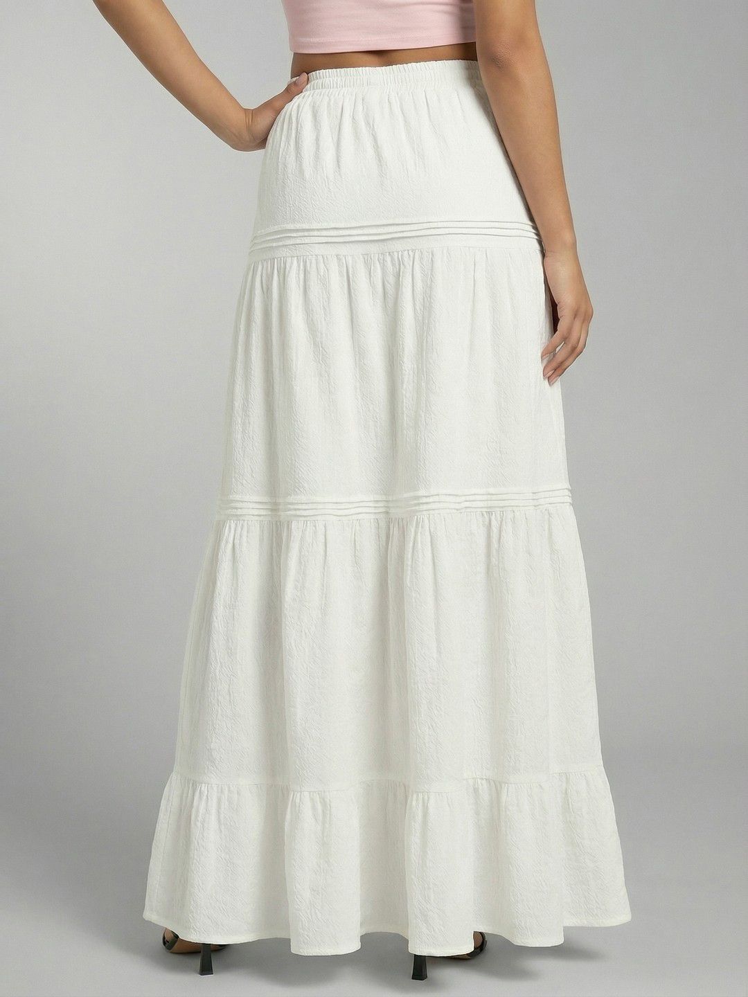 Maxi-Length Tiered Skirts 3