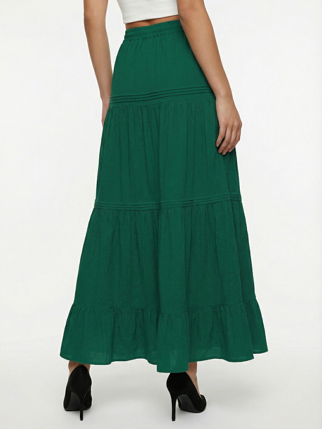 Maxi-Length Tiered Skirts 3