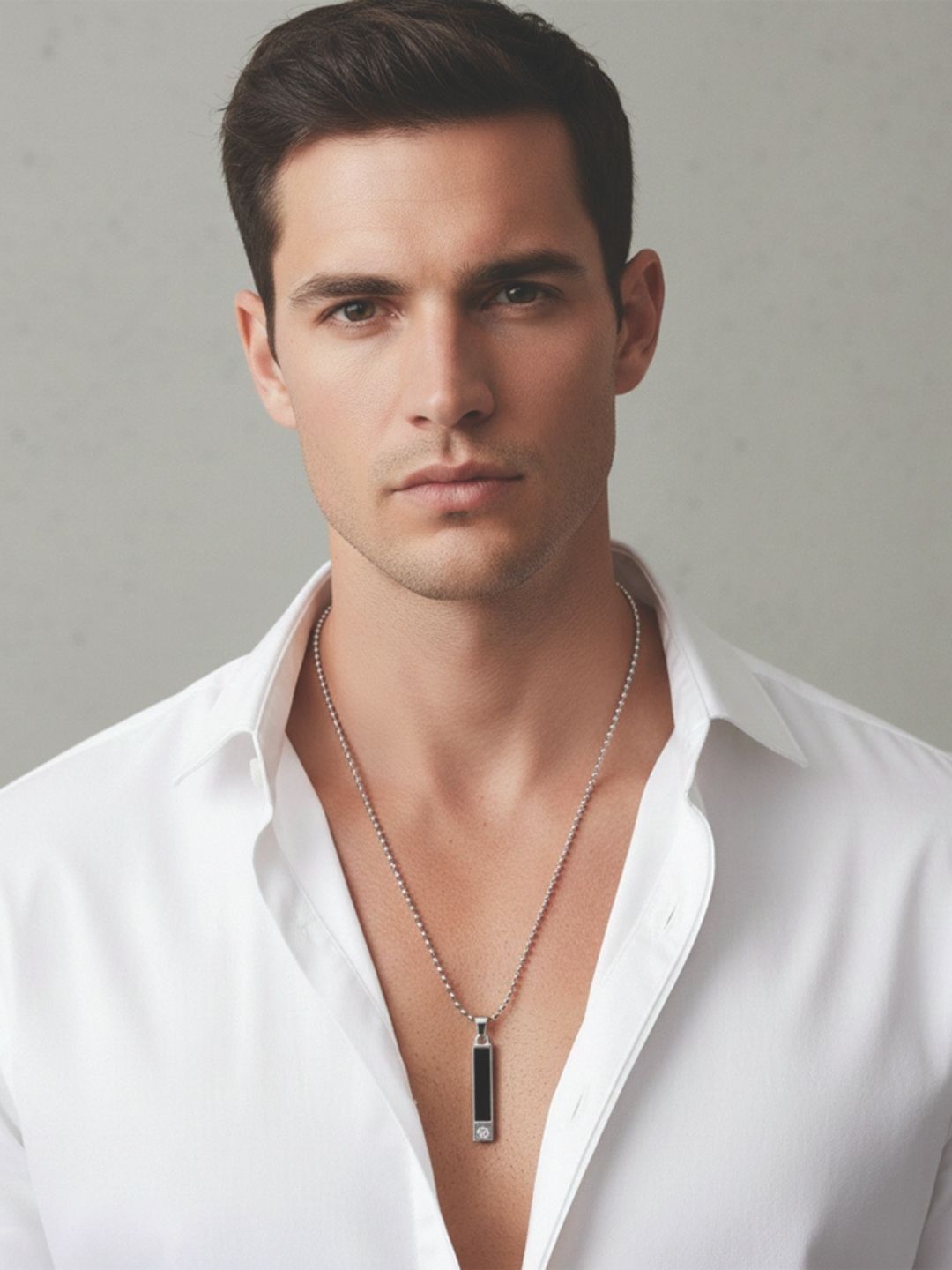 Buy I Jewels Men Silver Plated Chain With Pendant -  - Accessories for Men