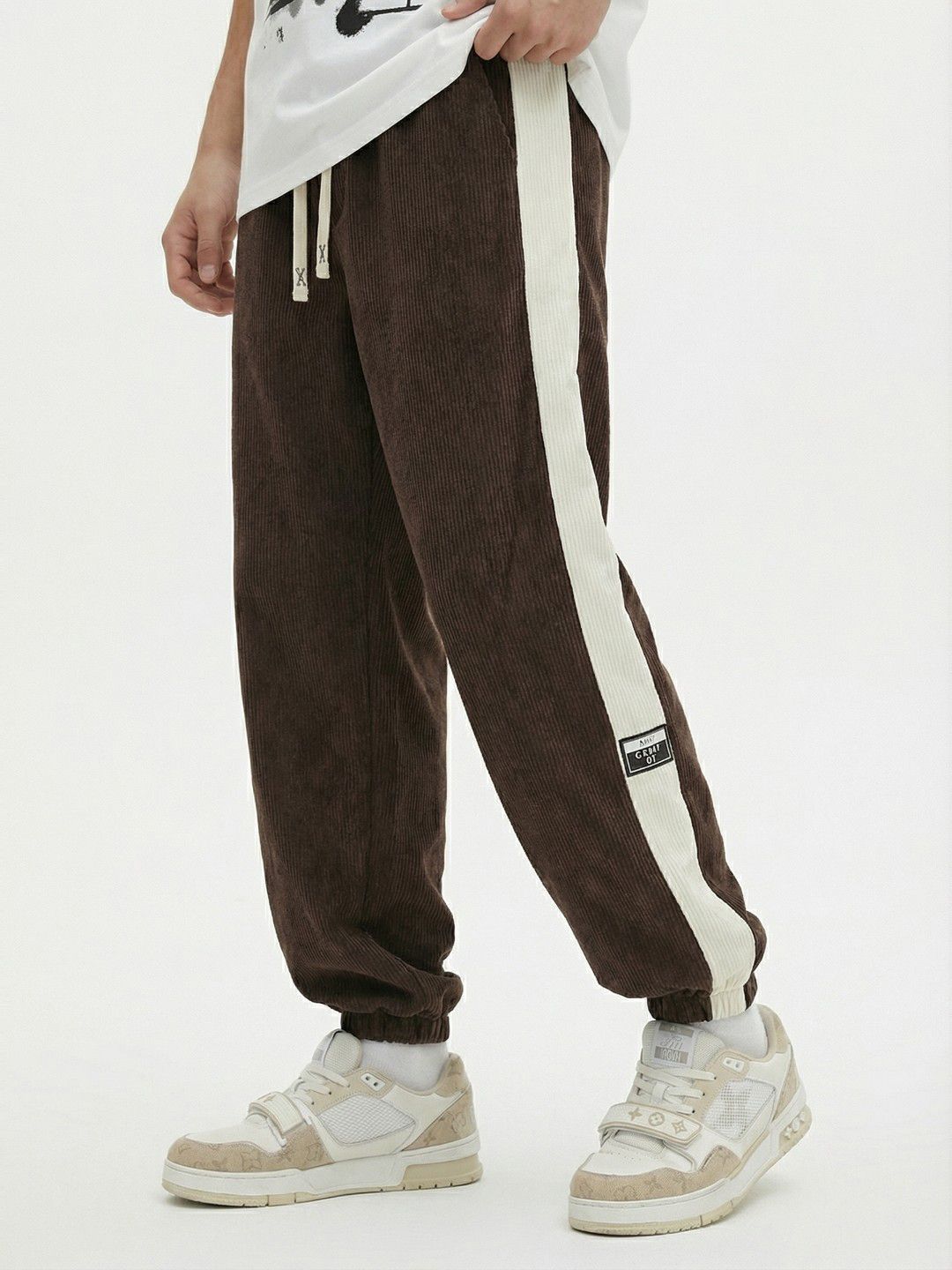 glitchez Men High-Rise Trousers