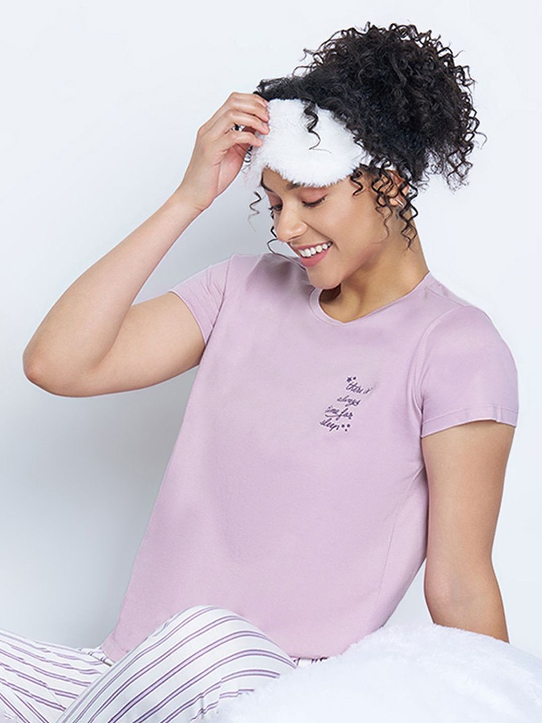 Dreamz by Pantaloons Printed Pure Cotton Lounge T-Shirt