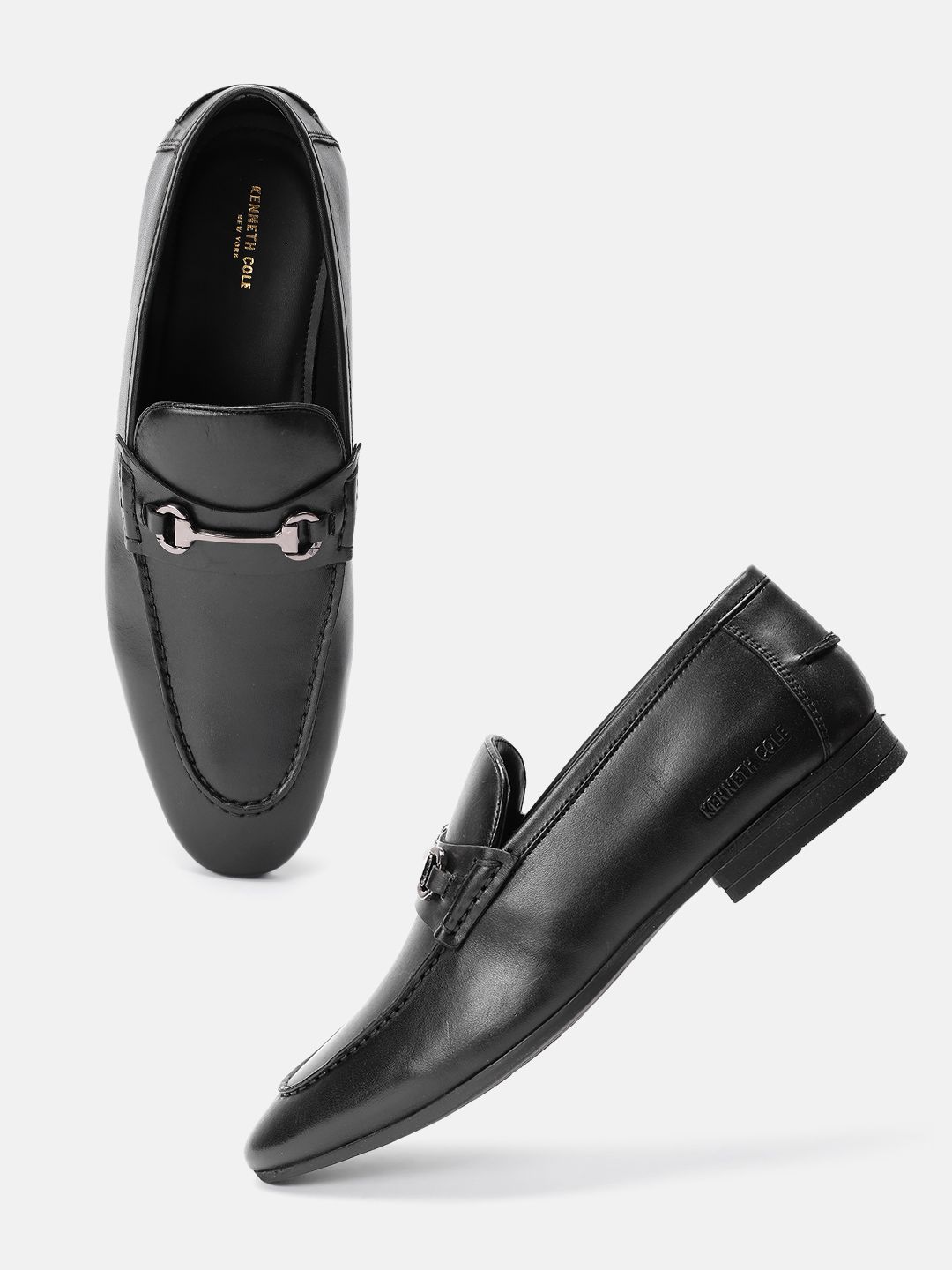 Kenneth Cole Men Leather Horsebit Formal Loafers