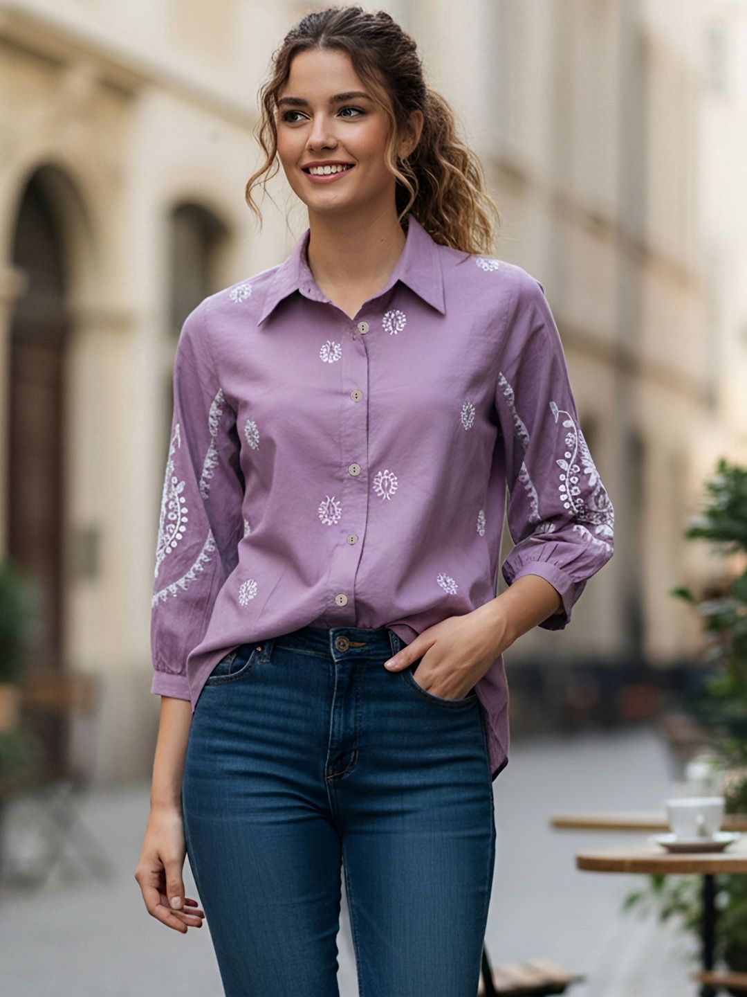 Zolo Label Women Printed Casual Shirt