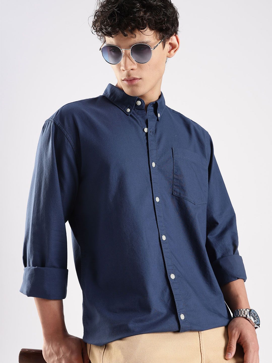 THE SHIRT CODE Men Casual Shirt