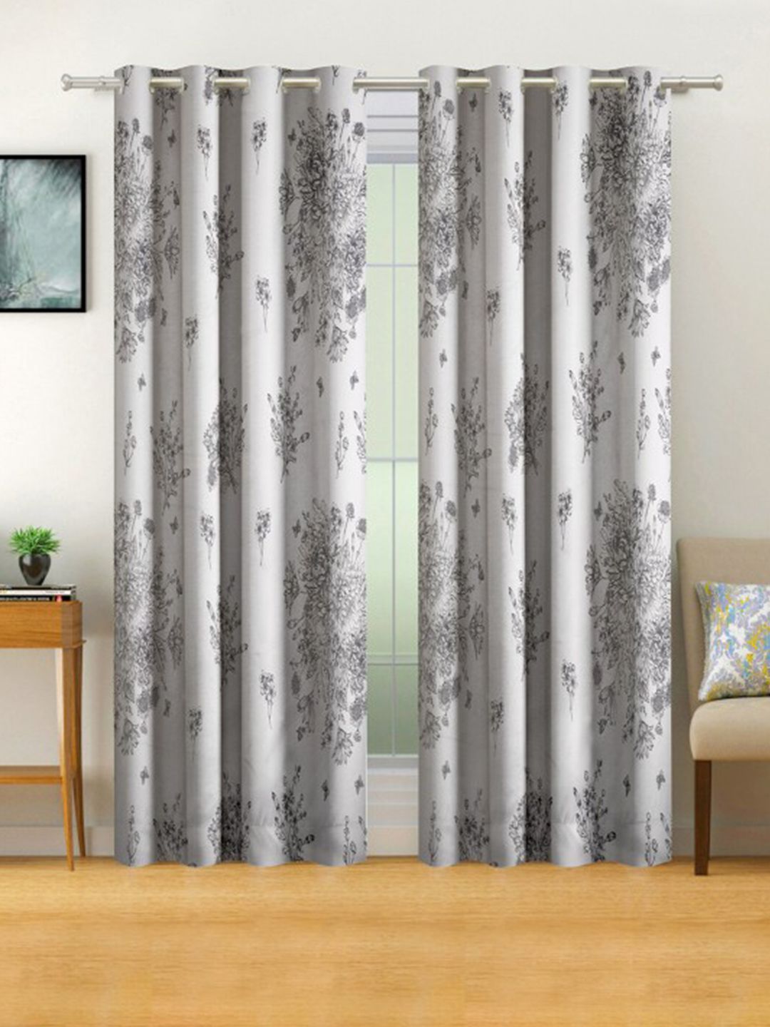 Buy Swayam Blackout 240 GSM Single Door Curtain -  - Home for Unisex