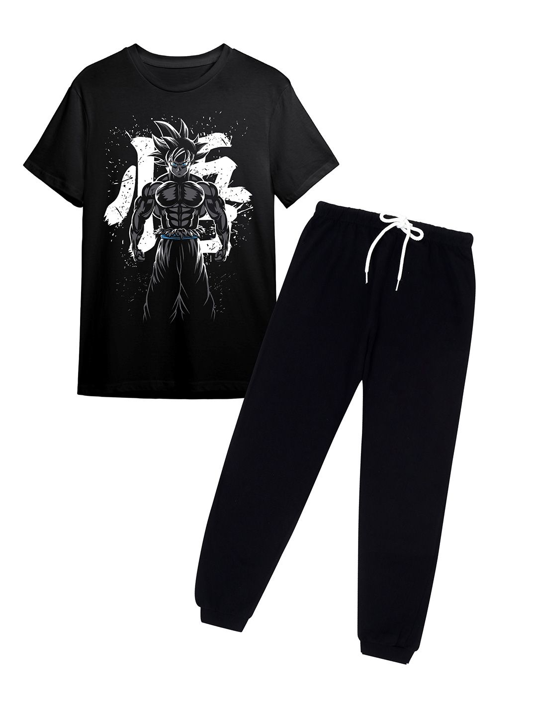 Buy LITWAY Boys Printed Pure Cotton T Shirt With Joggers -  - Apparel for Boys