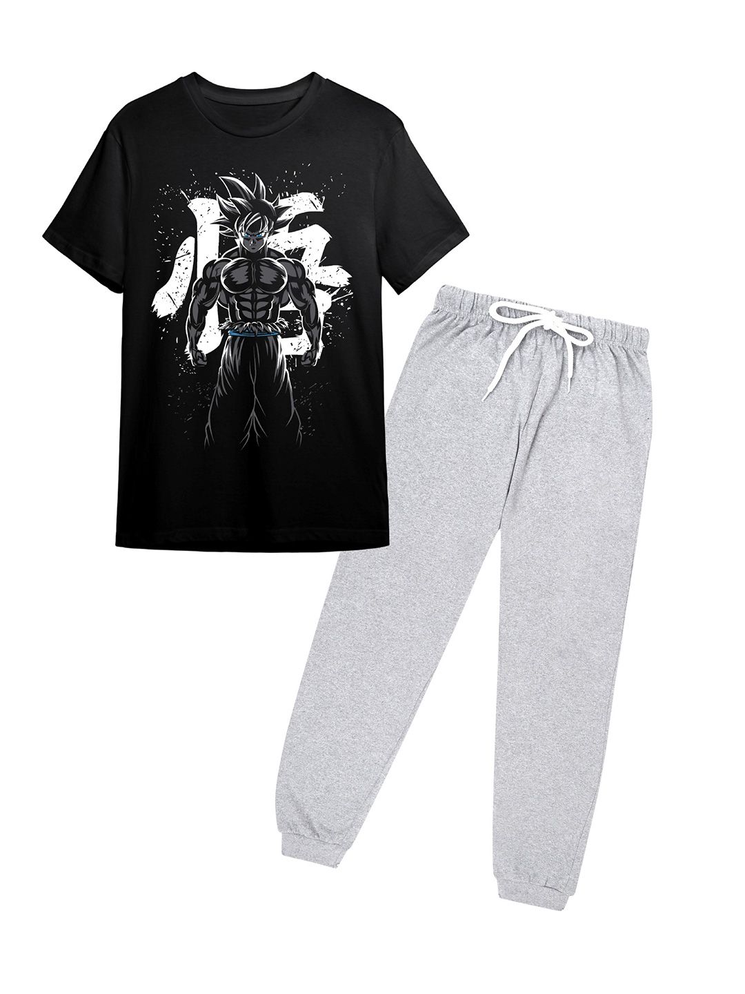 Buy LITWAY Boys Printed Pure Cotton T Shirt With Joggers -  - Apparel for Boys