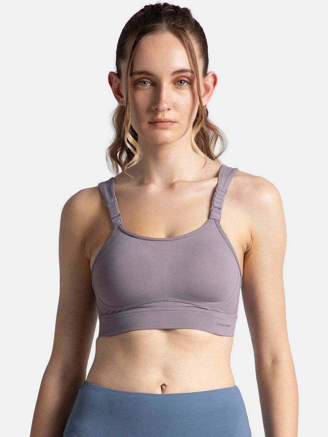 Buy Jockey Wirefree Padded Soft Touch Microfiber Active Wear Racerback Sports Bra   MI16 -  - Apparel for Women
