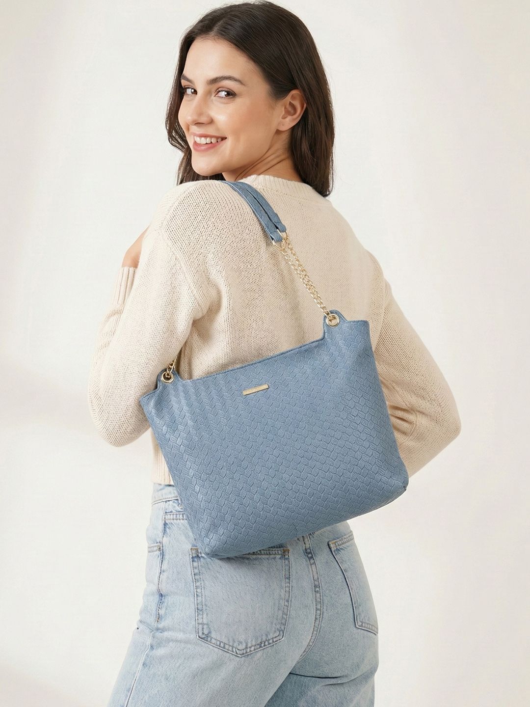 Buy Mast & Harbour Weave Textured Shoulder Bag -  - Accessories for Women