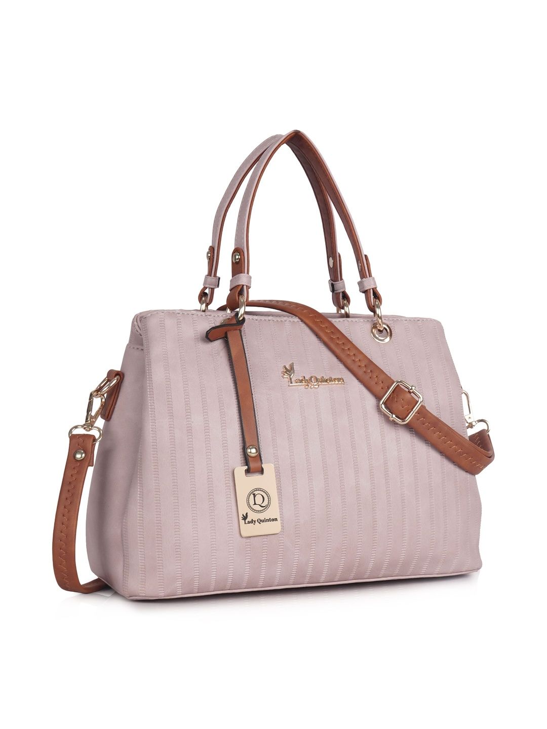 LADY QUINTON Textured Mini Structured Handheld Bag