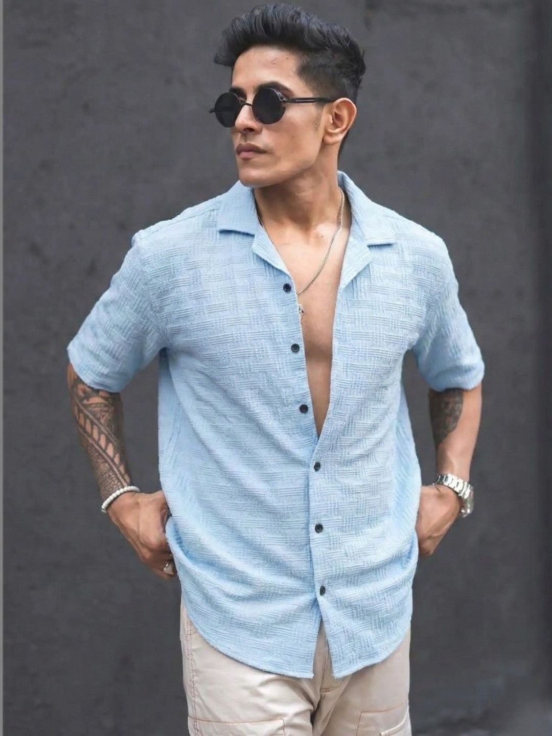 OQUENT Men Standard Casual Shirt