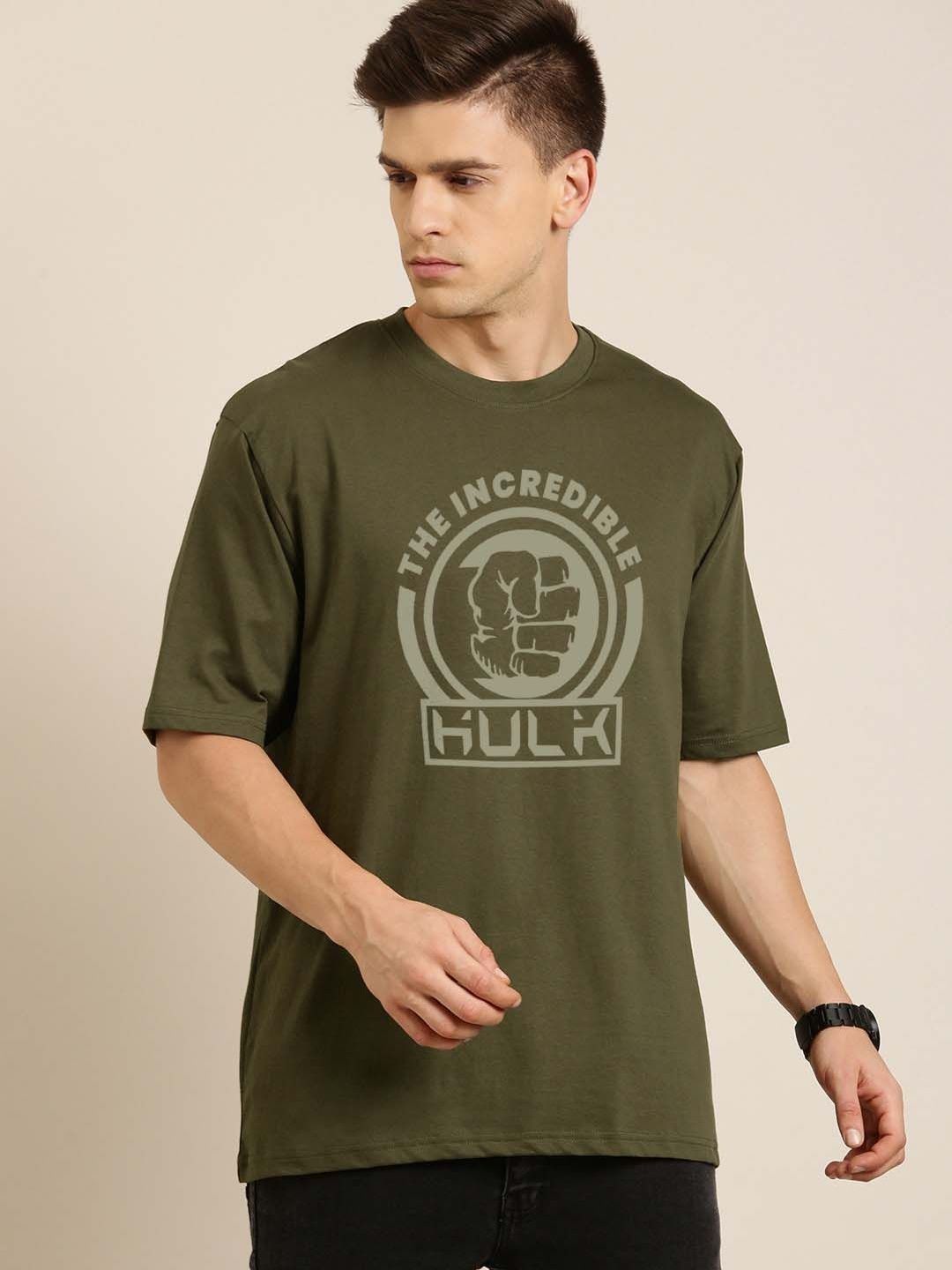 RuledBySun Men Printed Pure Cotton Blend Anti Odour T-shirt