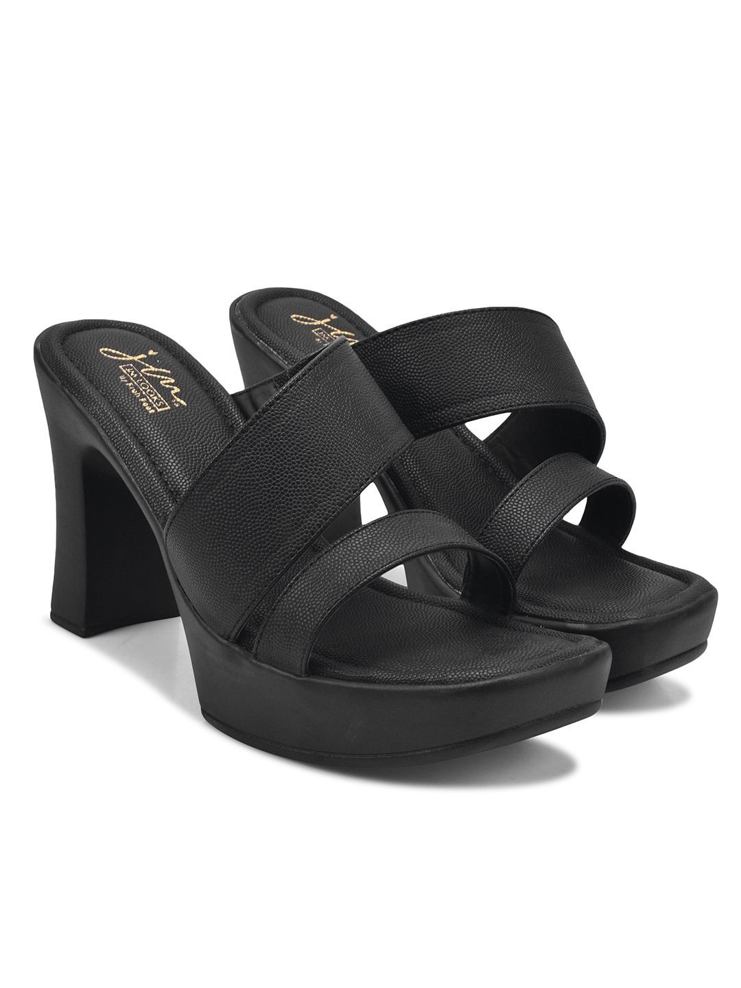 JM Looks Party Block Sandals