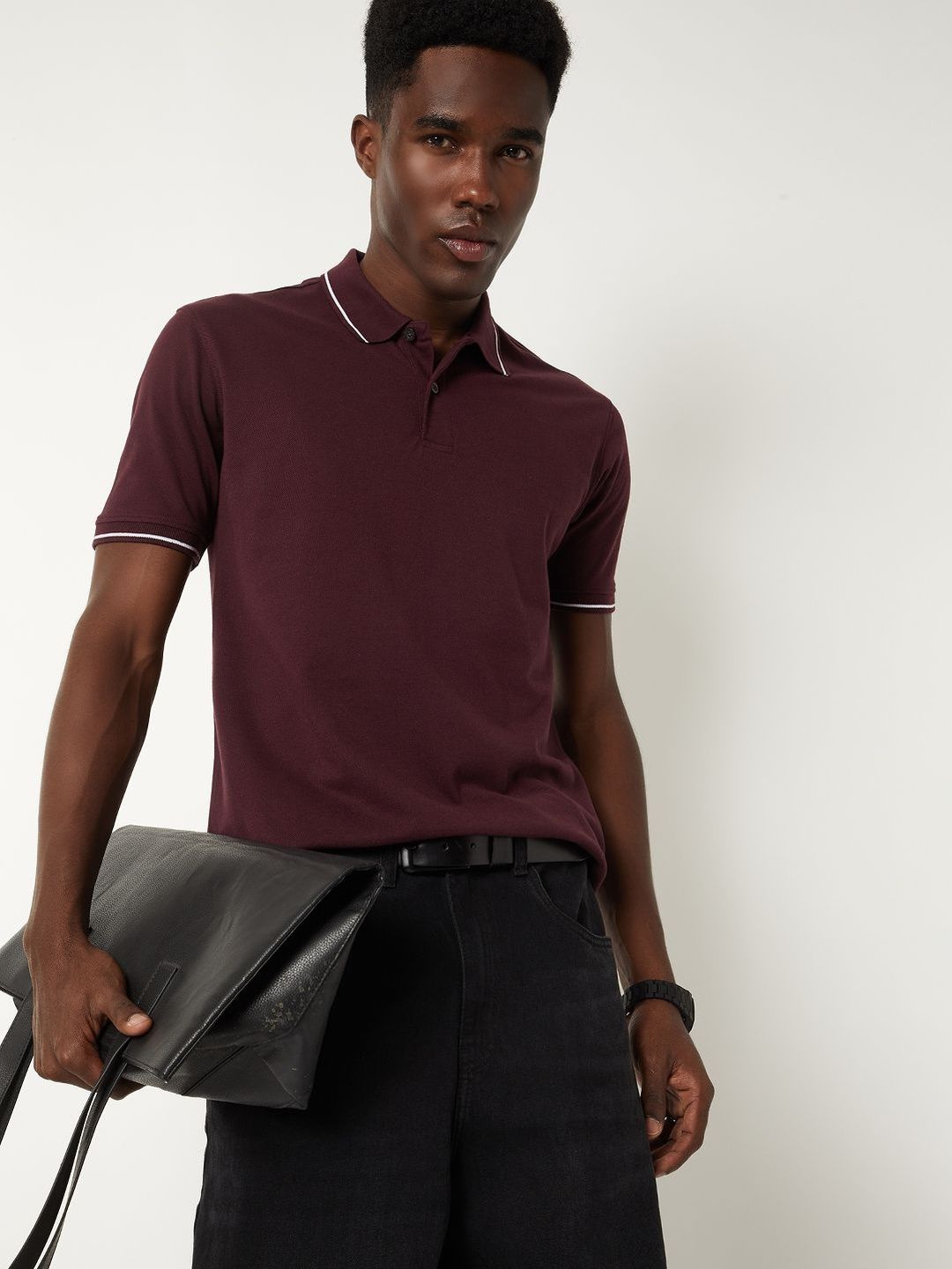 max Men Polo Collar T-shirt