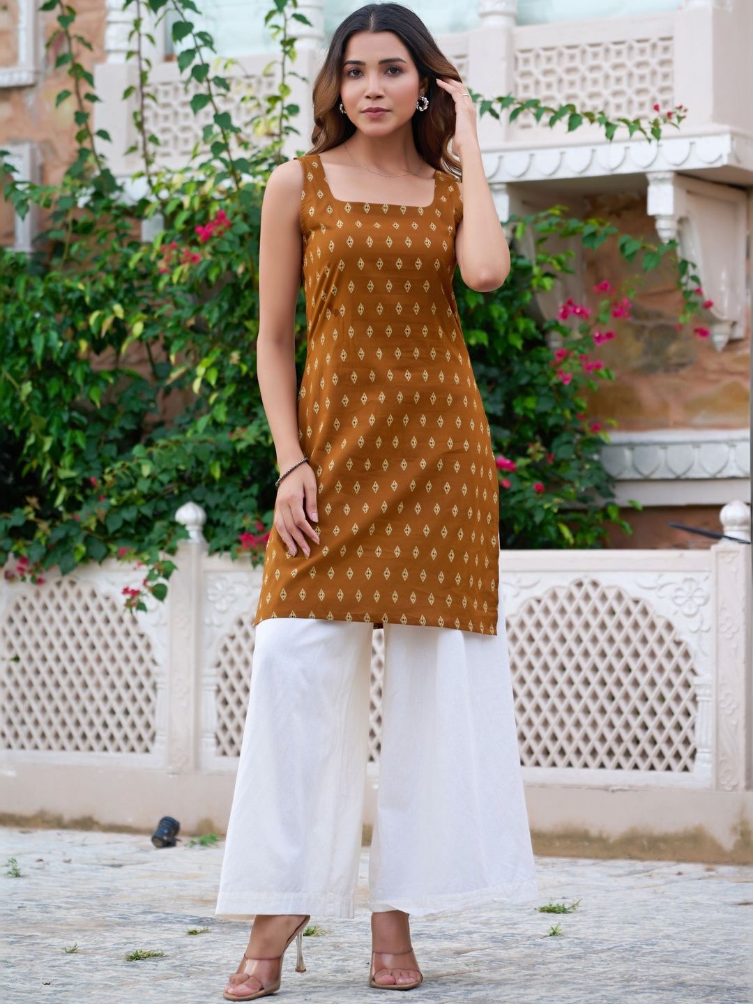 Vbuyz Women Geometric Printed Kurta