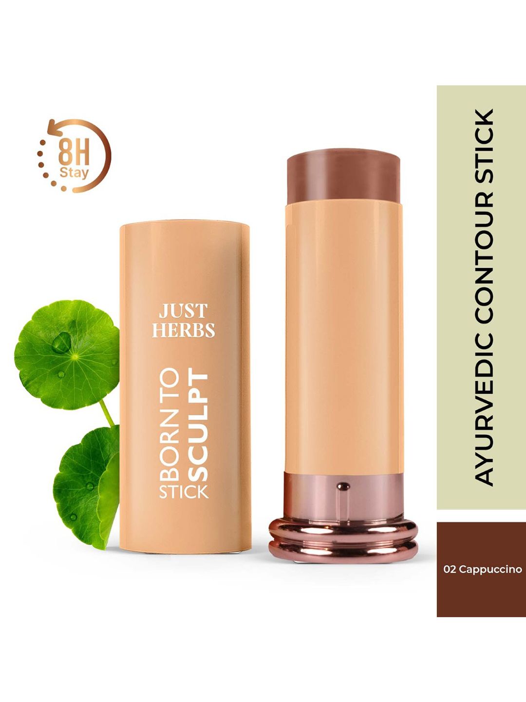Buy Just Herbs Born To Sculpt Super Hydrating Bronzer Stick With Shea   14 G   Cappuccino 02 -  - Personal Care for Women
