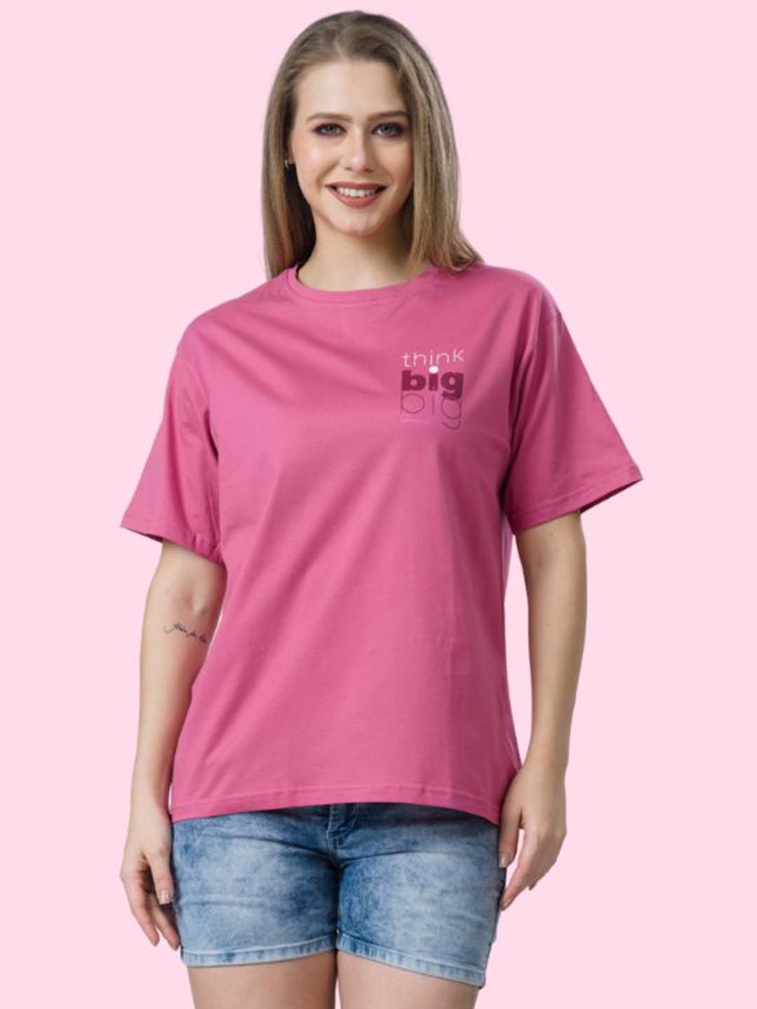 Lango Oversized Graphic Printed Round Neck Pure Cotton T-shirt